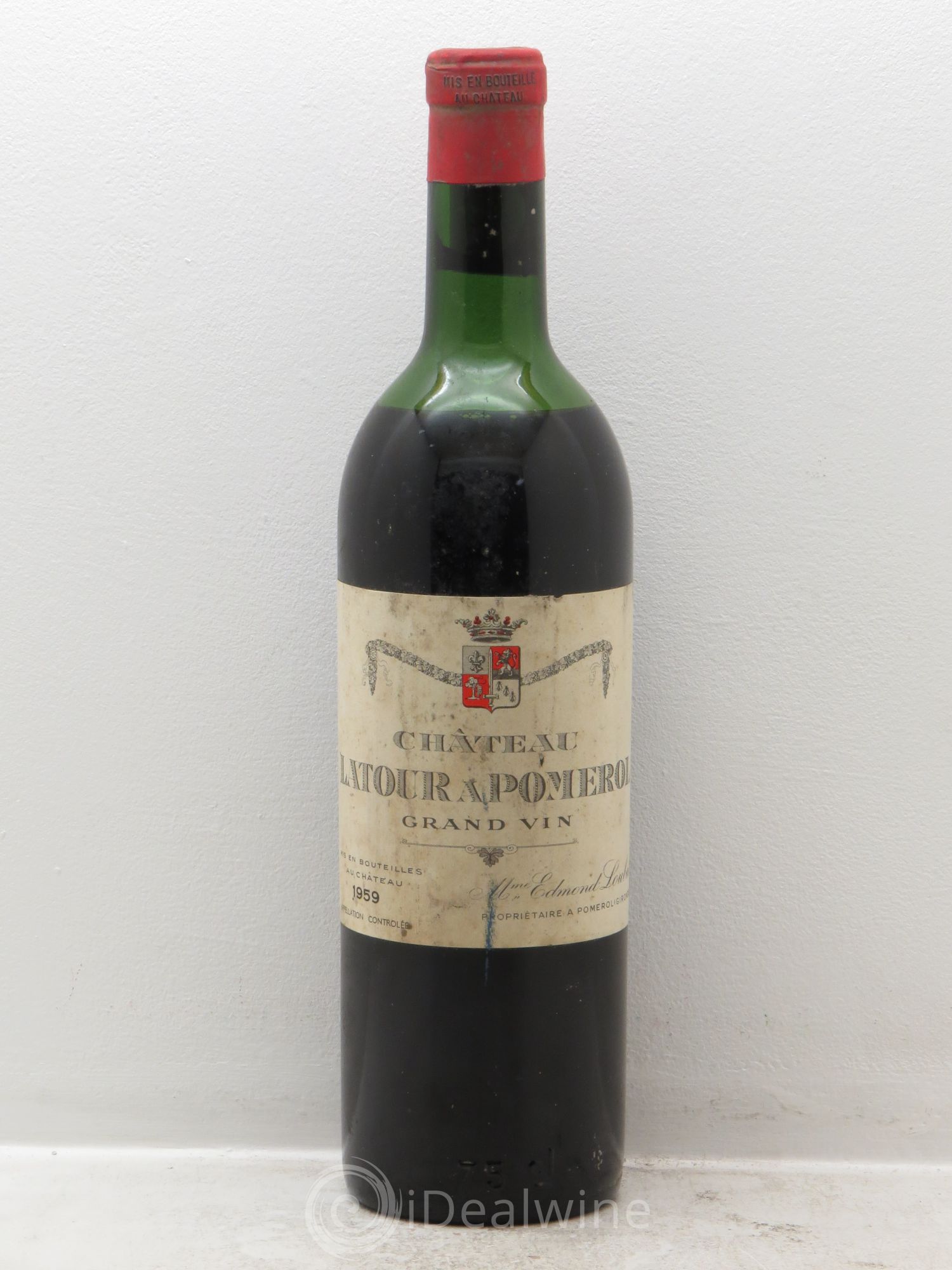 Château Latour à Pomerol 1959 - Lot de 1 bouteille - 0