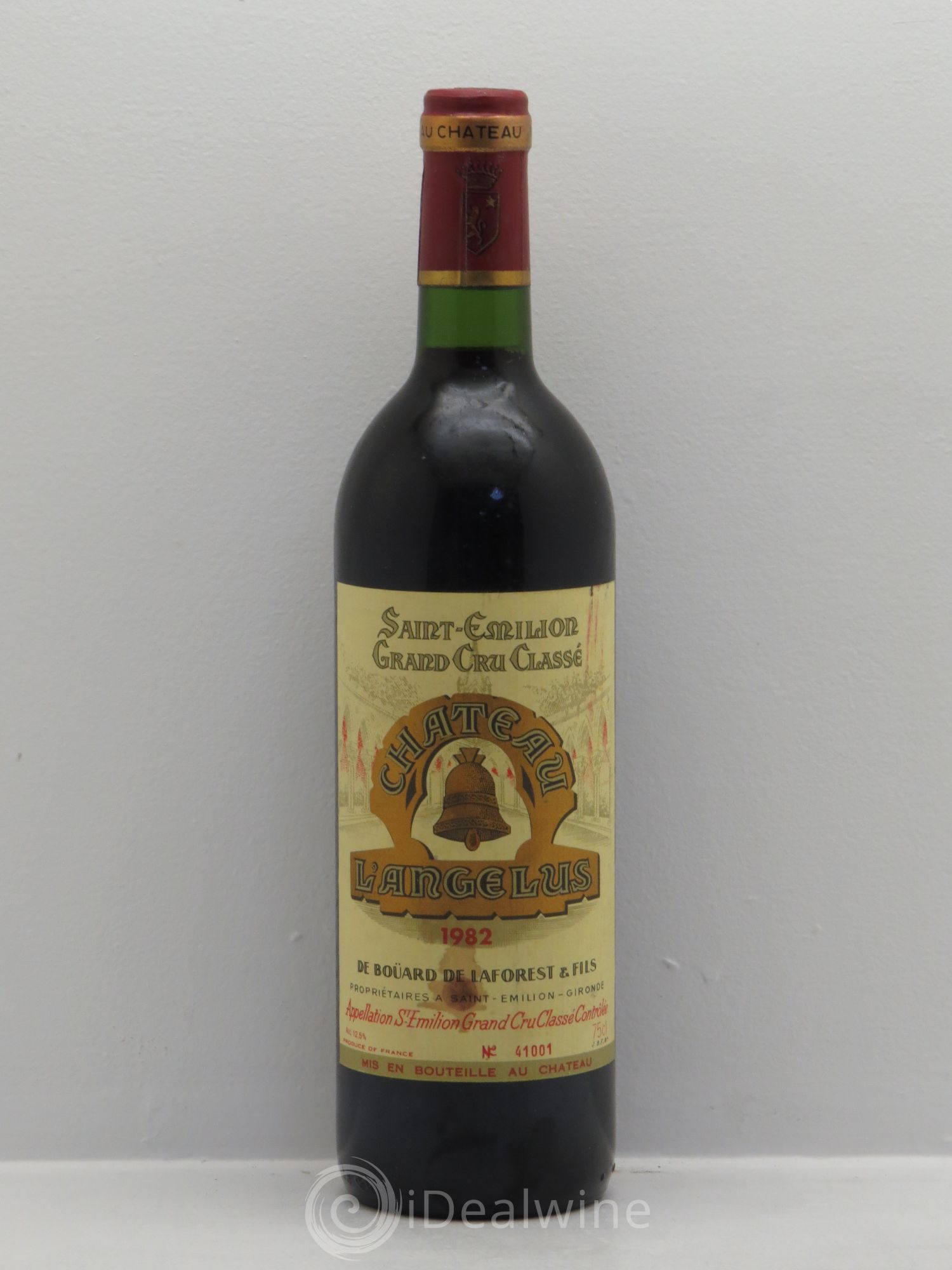 Château Angélus 1er Grand Cru Classé A 1982 - Lot de 1 bouteille - 0
