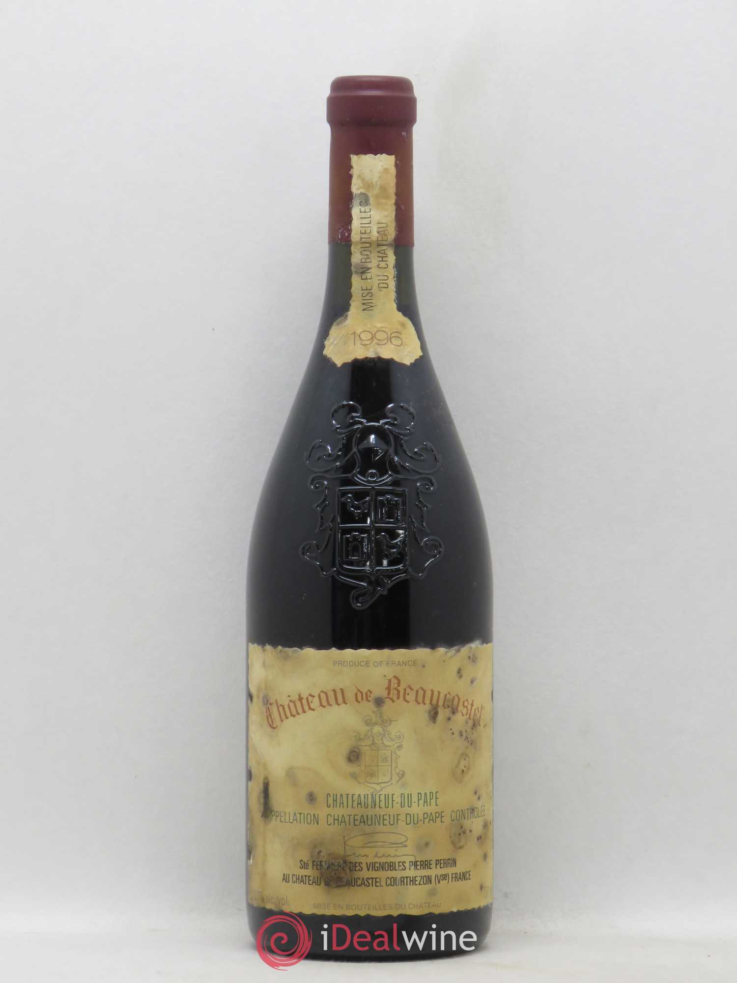 Châteauneuf-du-Pape Château de Beaucastel Famille Perrin 1996 - Lot de 1 bouteille - 0
