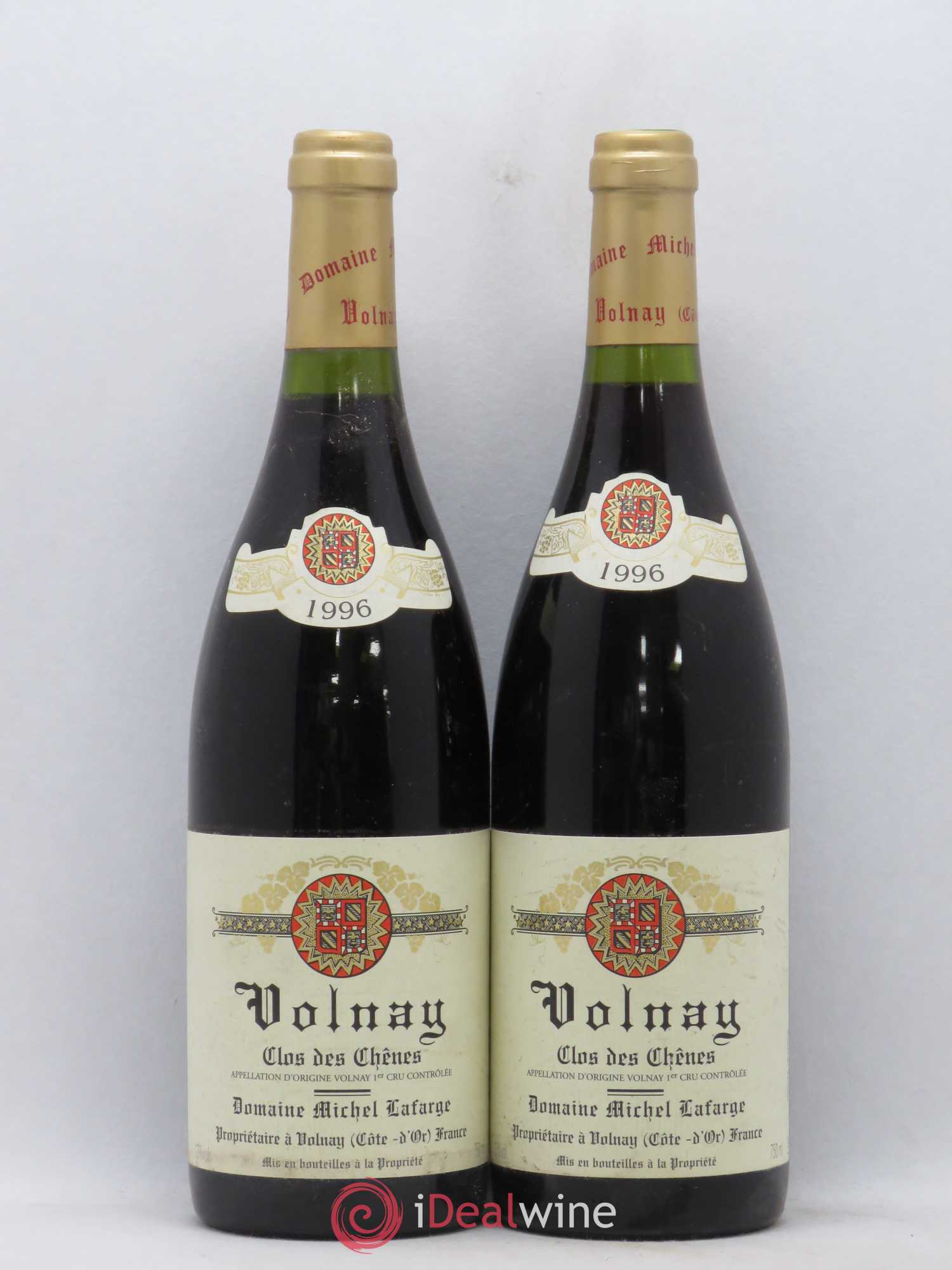 Volnay 1er Cru Clos des Chênes Lafarge (Domaine) 1996 - Lot de 2 bouteilles - 0