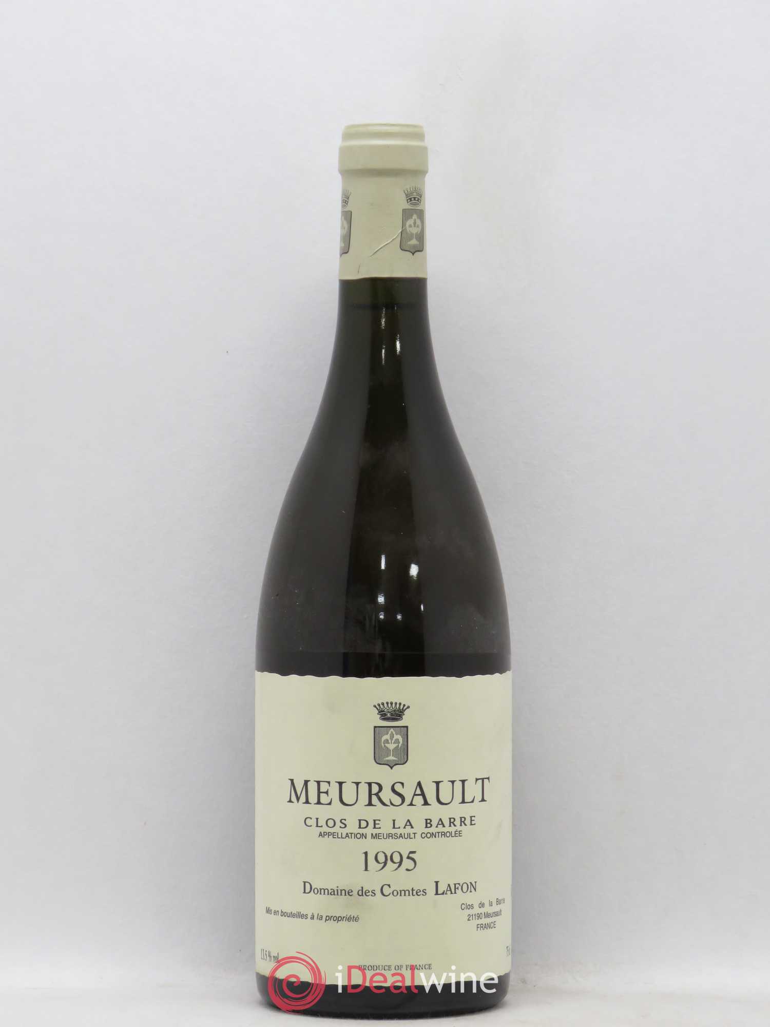 Meursault Clos de la Barre Comtes Lafon (Domaine des) 1995 - Lot de 1 bouteille - 0