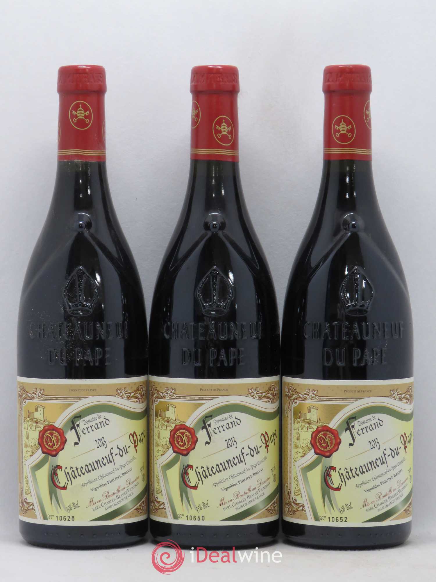 Châteauneuf-du-Pape Domaine de Ferrand 2013 - Lot de 3 bouteilles - 0