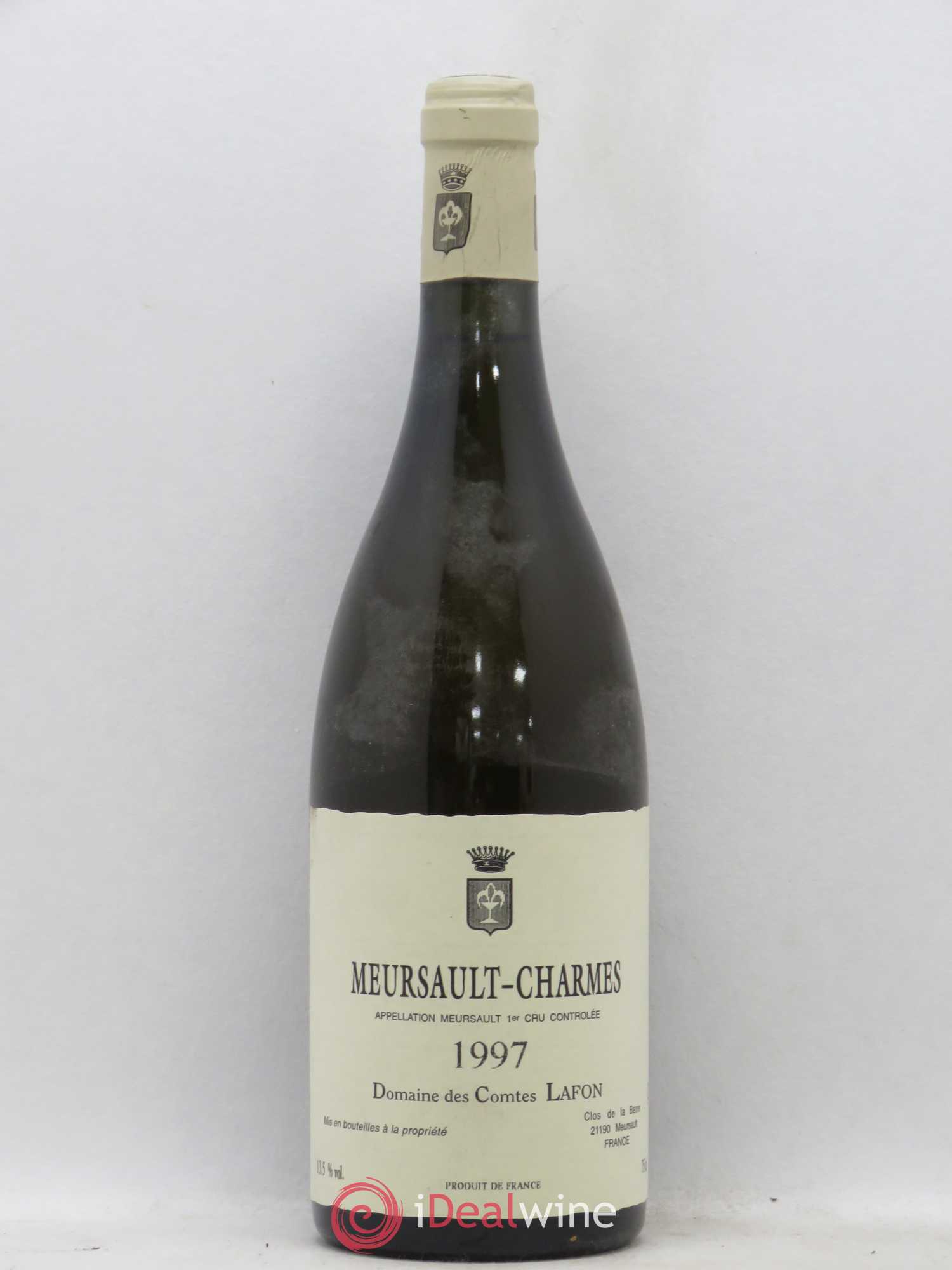 Meursault 1er Cru Charmes Comtes Lafon (Domaine des) 1997 - Lot de 1 bouteille - 0