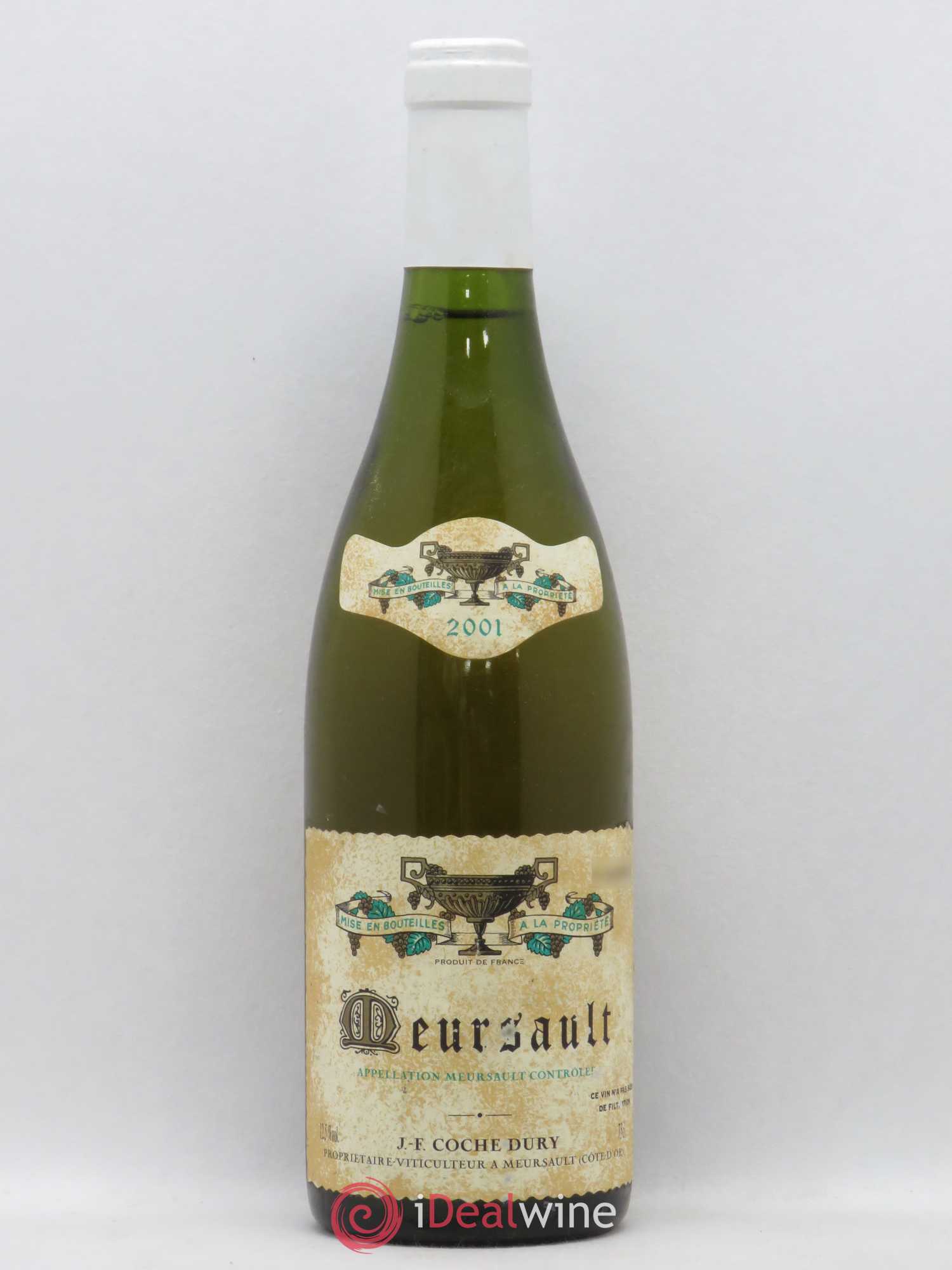 Meursault Coche Dury (Domaine) 2001 - Lot de 1 bouteille - 0