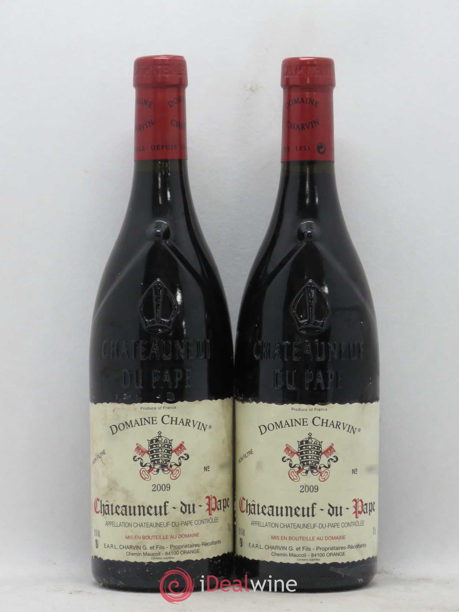 Châteauneuf-du-Pape Charvin (Domaine) 2009 - Lot de 2 bouteilles - 0