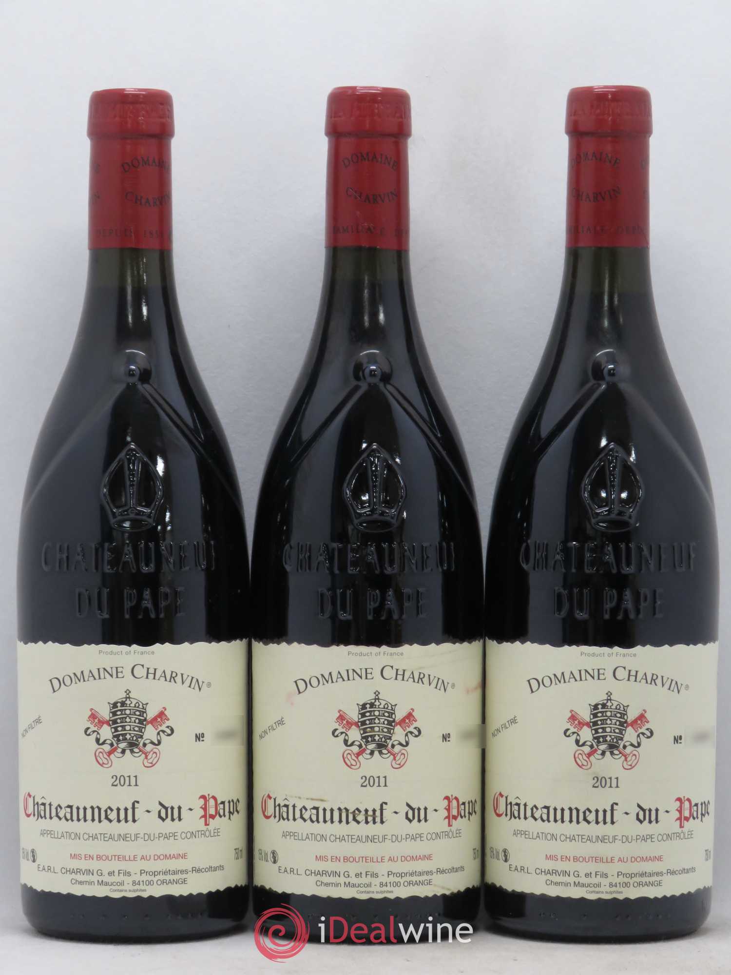 Châteauneuf-du-Pape Charvin (Domaine) 2011 - Lot de 3 bouteilles - 0