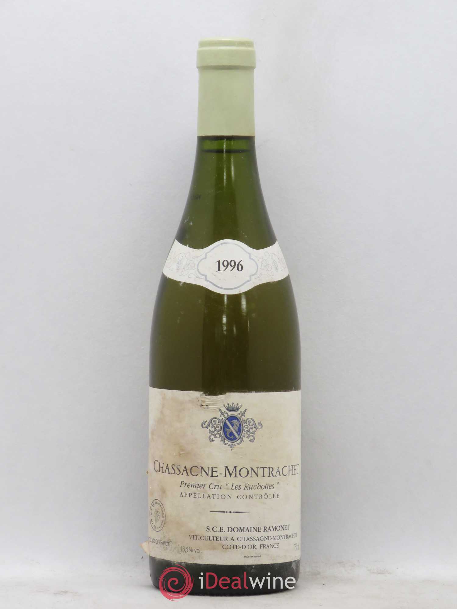 Chassagne-Montrachet 1er Cru Les Ruchottes Ramonet (Domaine) 1996 - Lot de 1 bouteille - 0