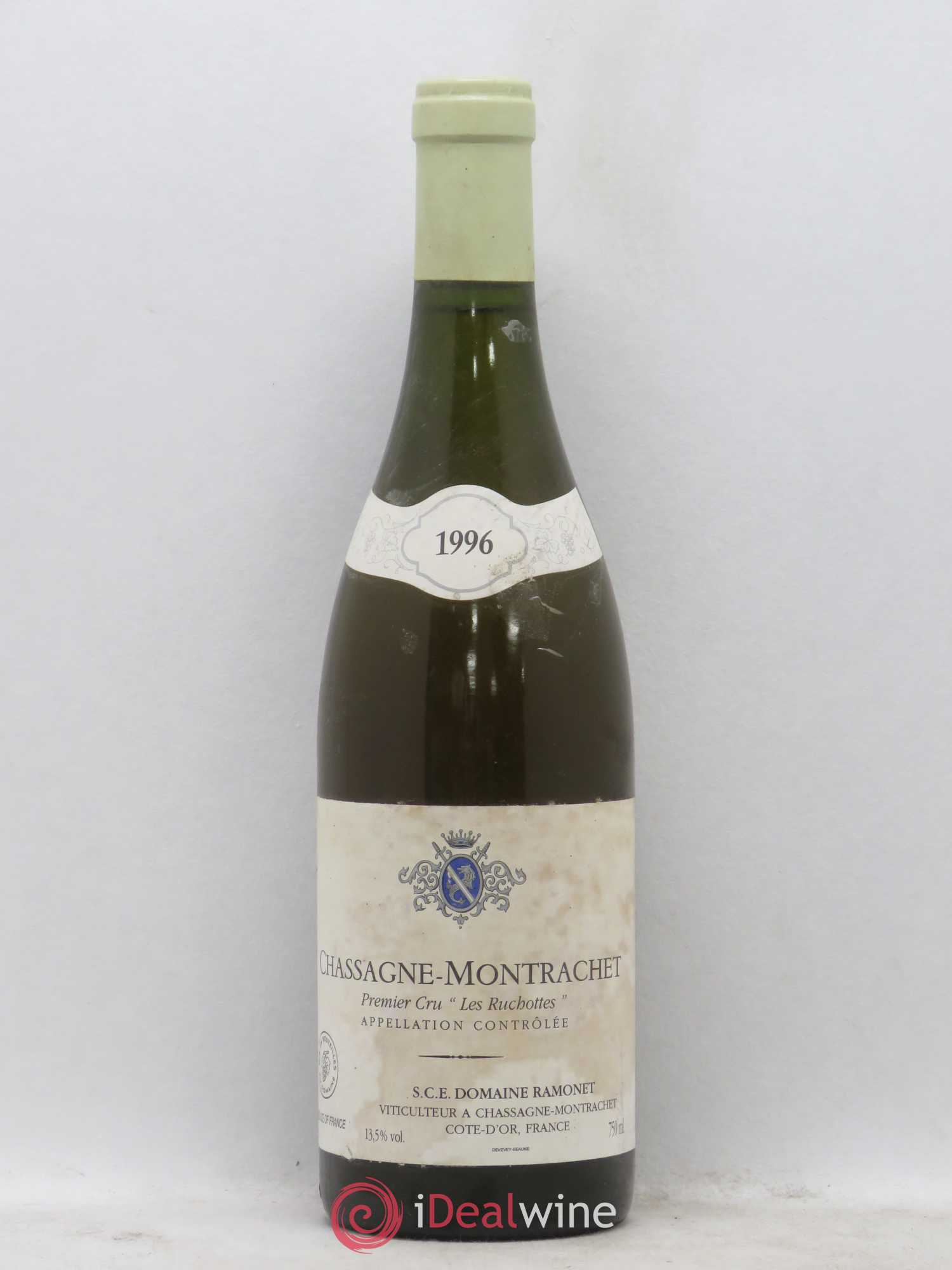 Chassagne-Montrachet 1er Cru Les Ruchottes Ramonet (Domaine) 1996 - Lot de 1 bouteille - 0