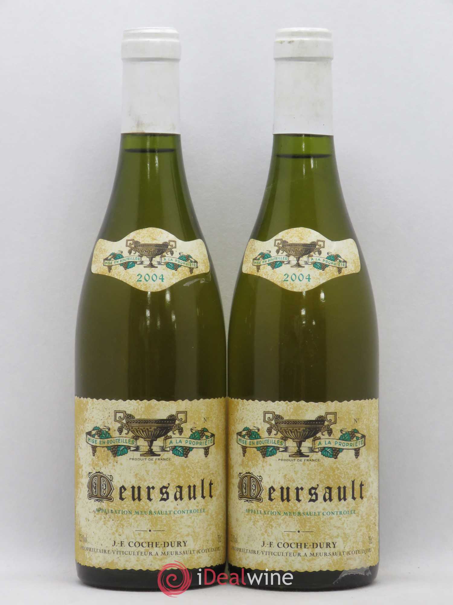 Meursault Coche Dury (Domaine) 2004 - Lot de 2 bouteilles - 0