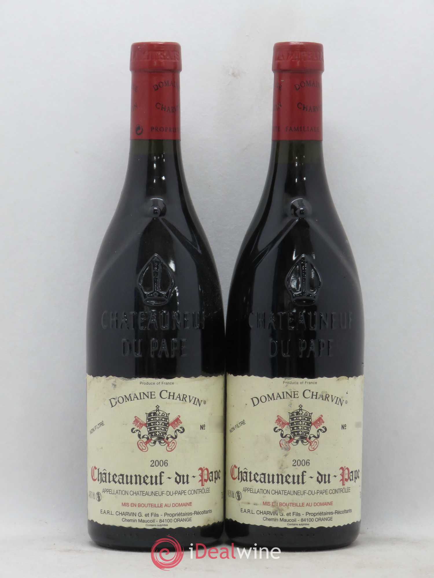 Châteauneuf-du-Pape Charvin (Domaine) 2006 - Lot de 2 bouteilles - 0