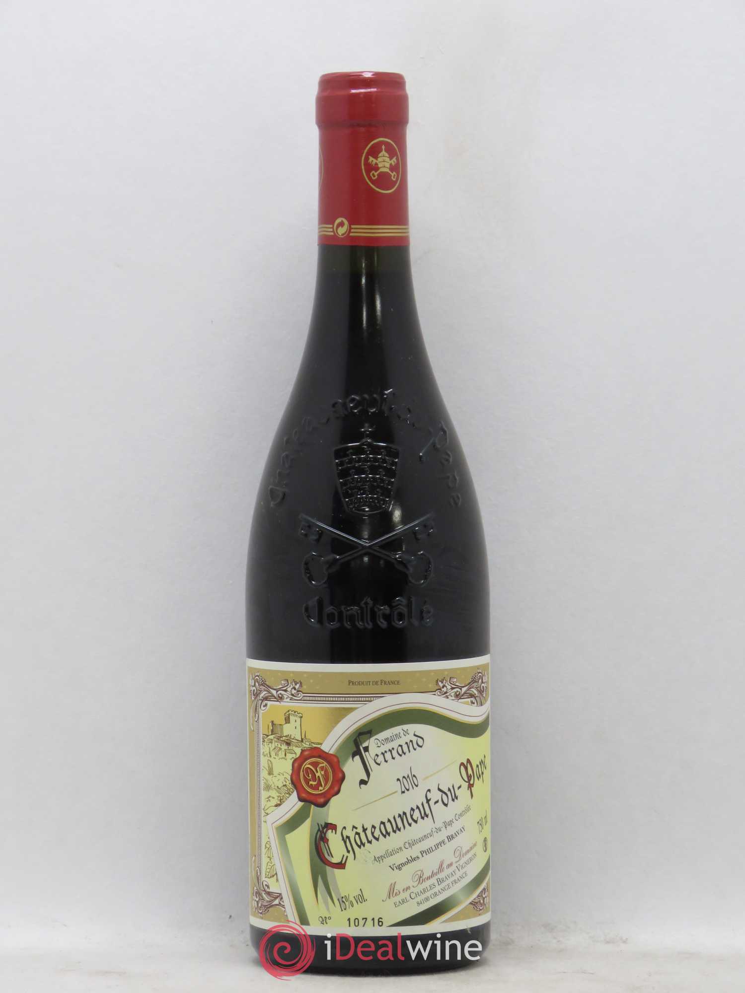 Châteauneuf-du-Pape Domaine de Ferrand 2016 - Lot de 1 bouteille - 0