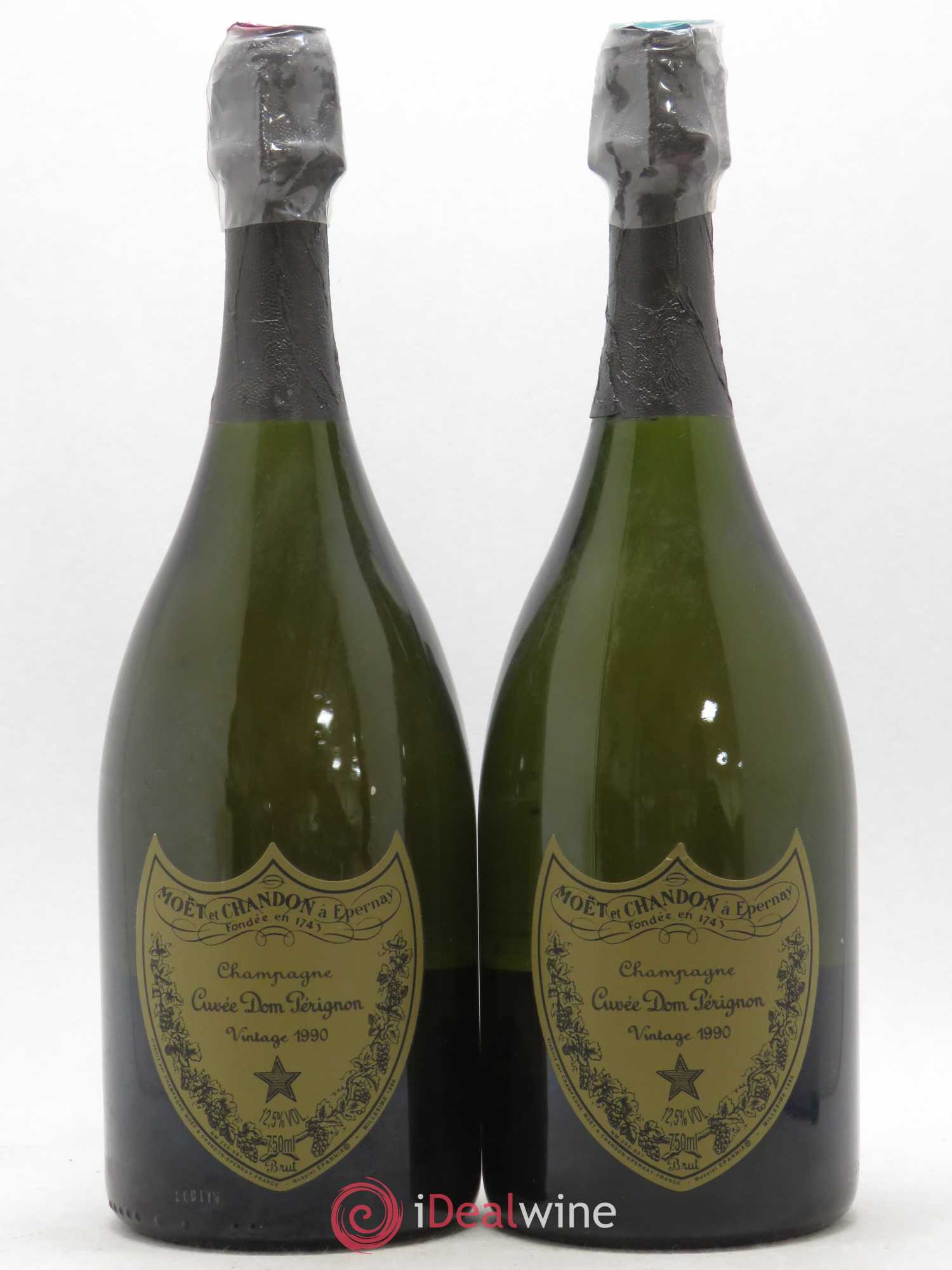 Brut Dom Pérignon 1990 - Lot de 2 bouteilles - 0