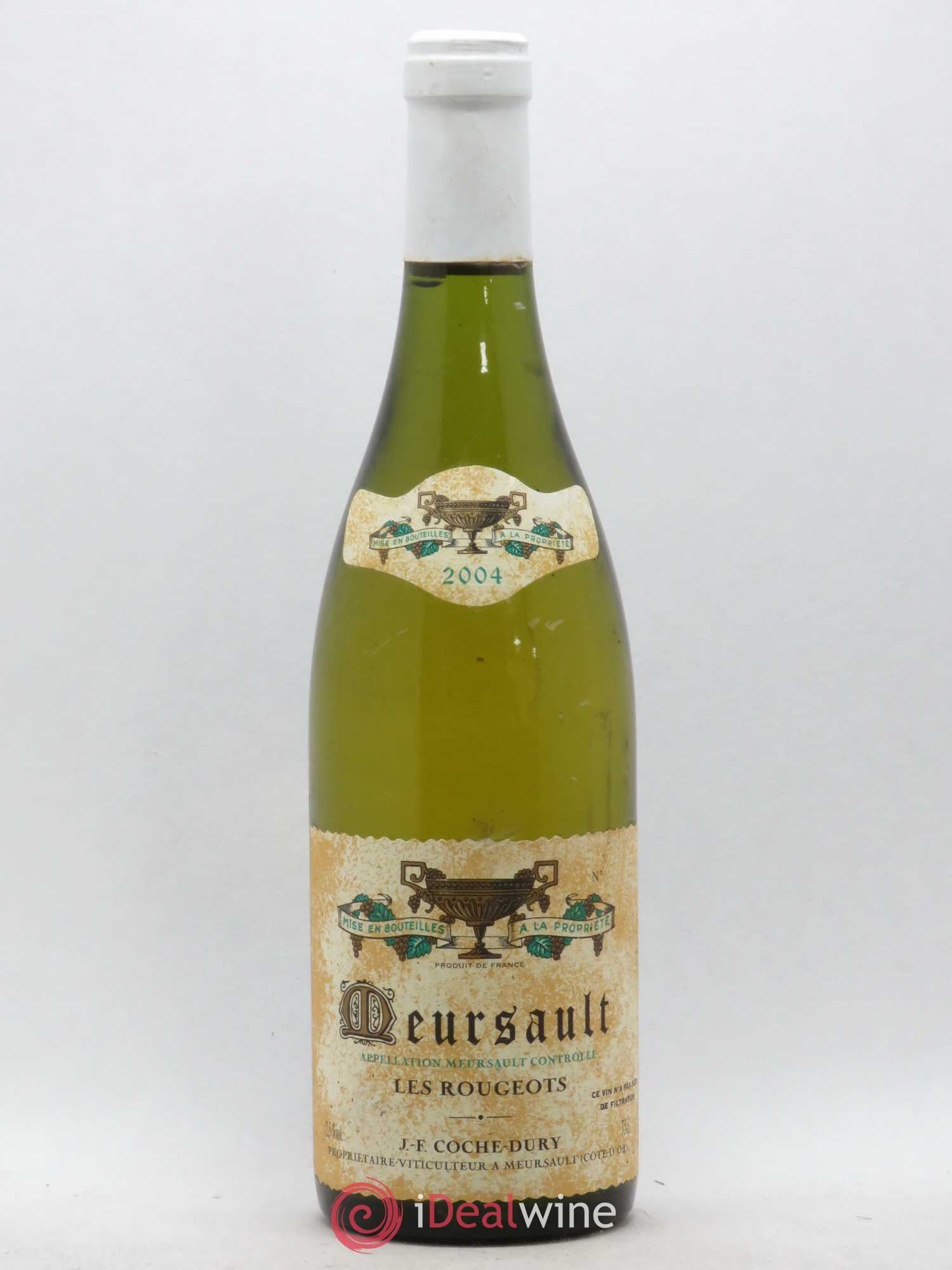 Meursault Les Rougeots Coche Dury (Domaine) 2004 - Lot de 1 bouteille - 0