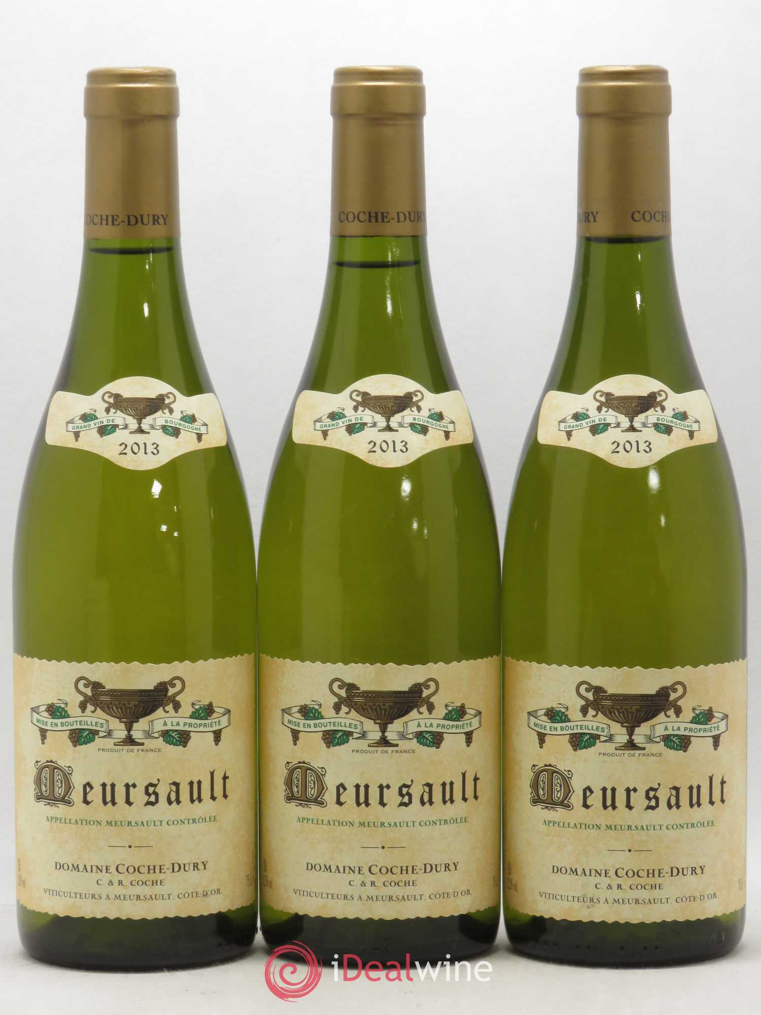 Meursault Coche Dury (Domaine) 2013 - Lot de 3 bouteilles - 0