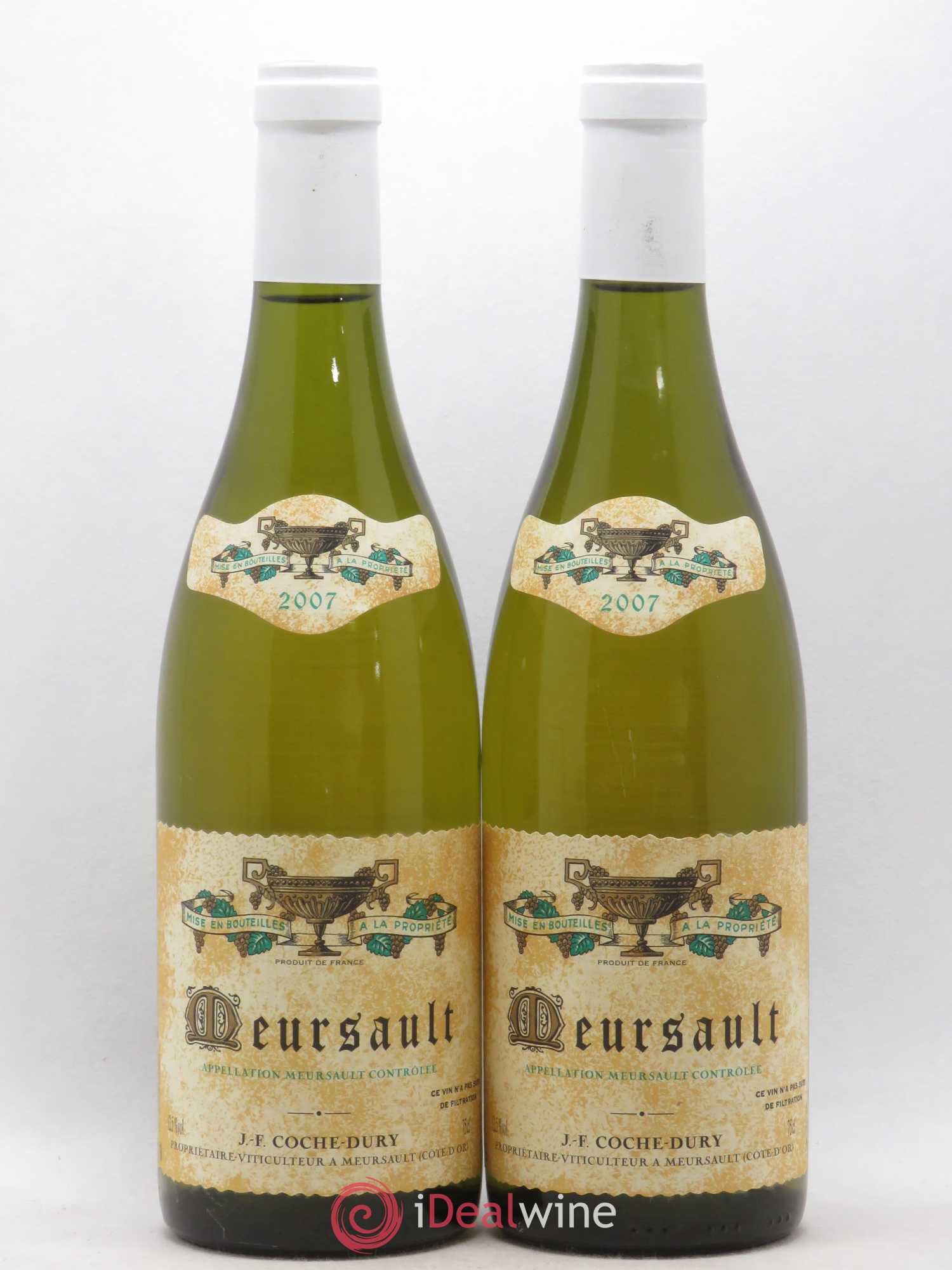 Meursault Coche Dury (Domaine) 2007 - Lot de 2 bouteilles - 0