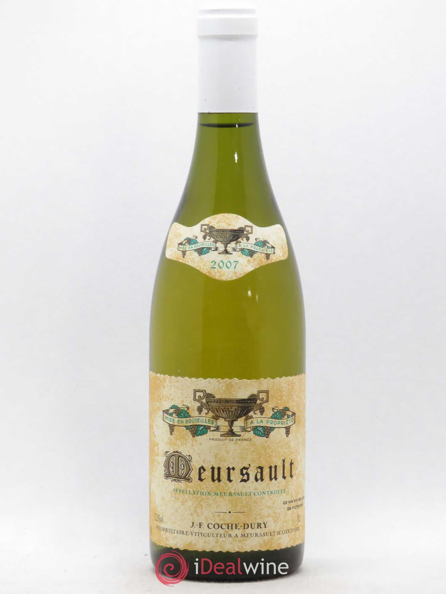 Meursault Coche Dury (Domaine) 2007 - Lot de 1 bouteille - 0