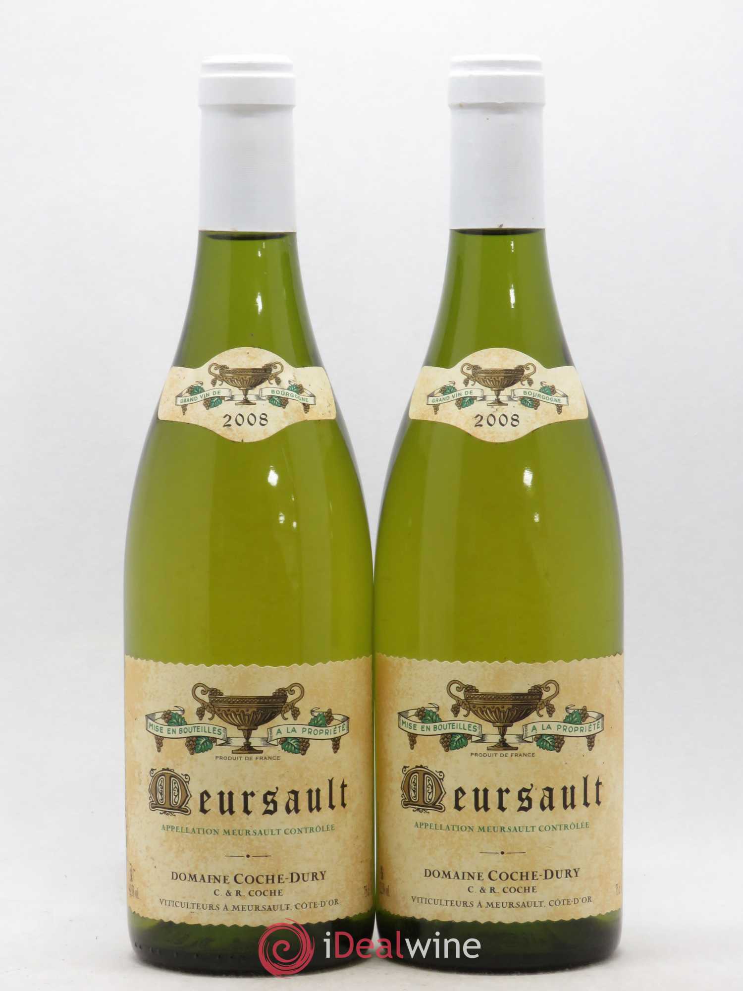 Meursault Coche Dury (Domaine) 2008 - Lot de 2 bouteilles - 0
