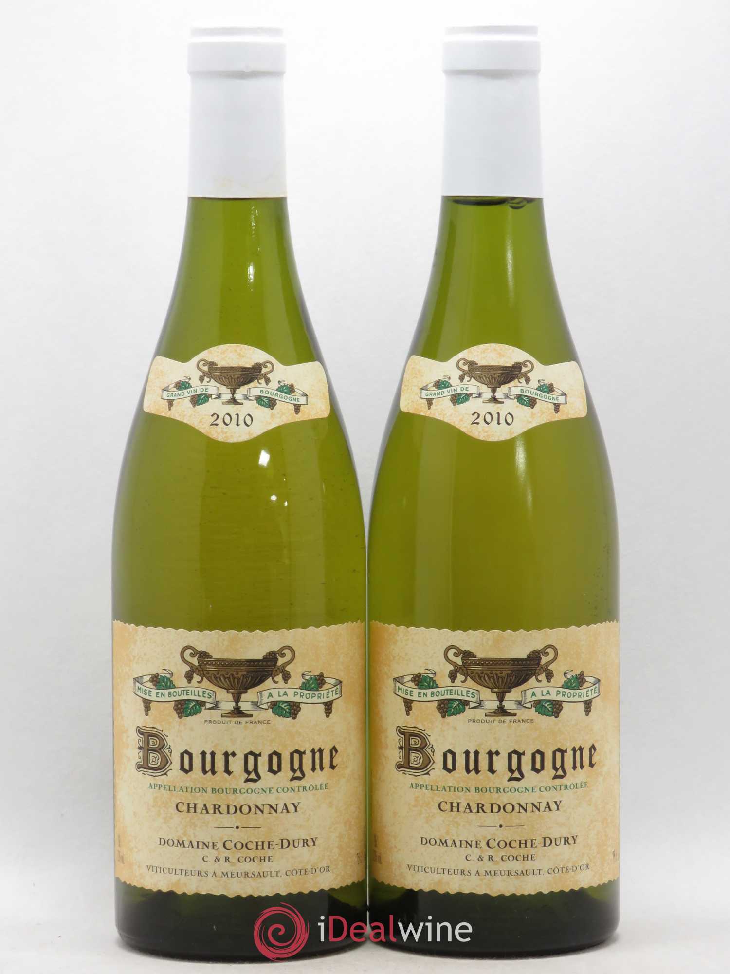 Bourgogne Coche Dury (Domaine) (sans prix de réserve) 2010 - Lot de 2 bouteilles - 0