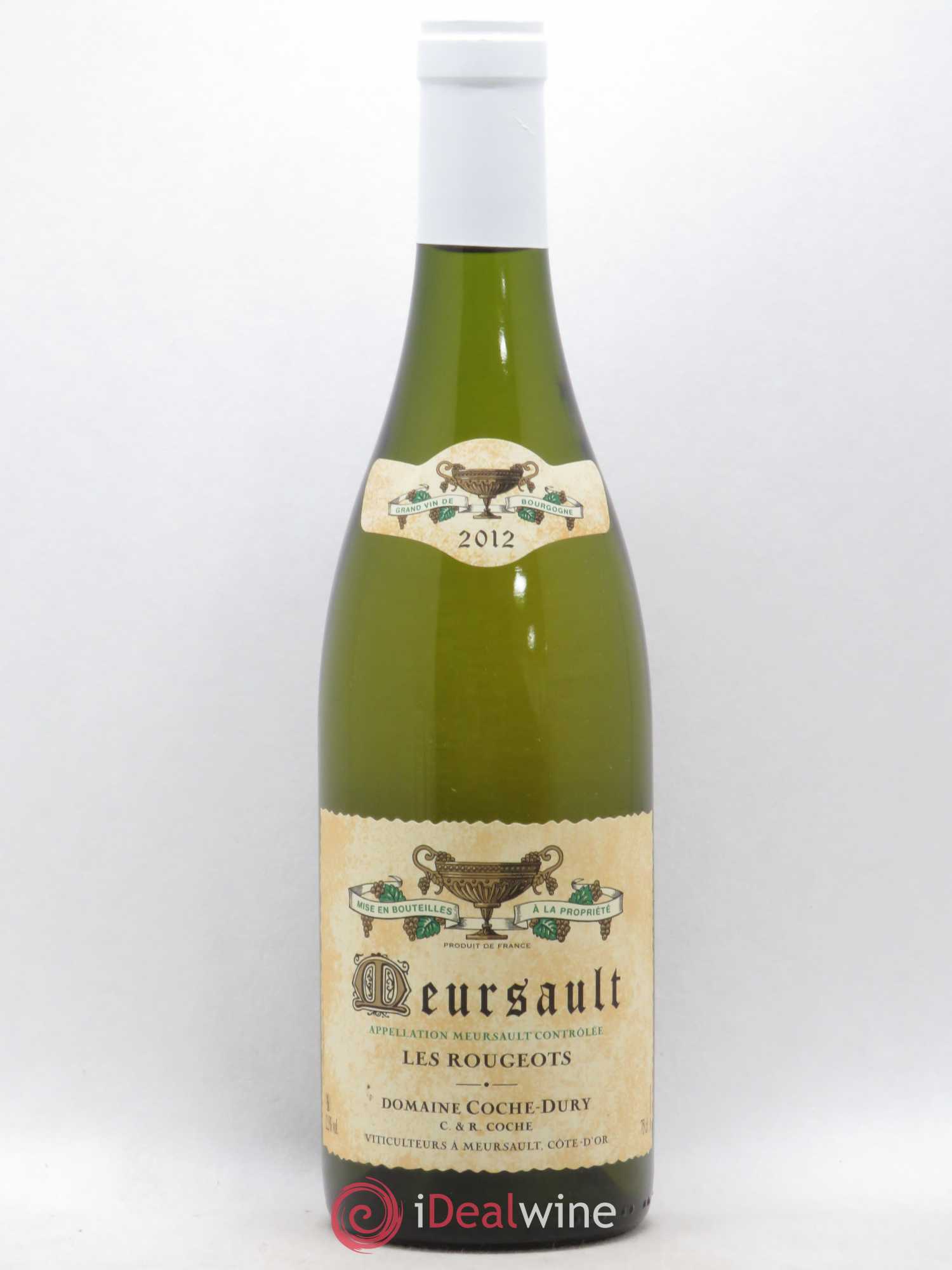 Meursault Les Rougeots Coche Dury (Domaine) 2012 - Lot de 1 bouteille - 0