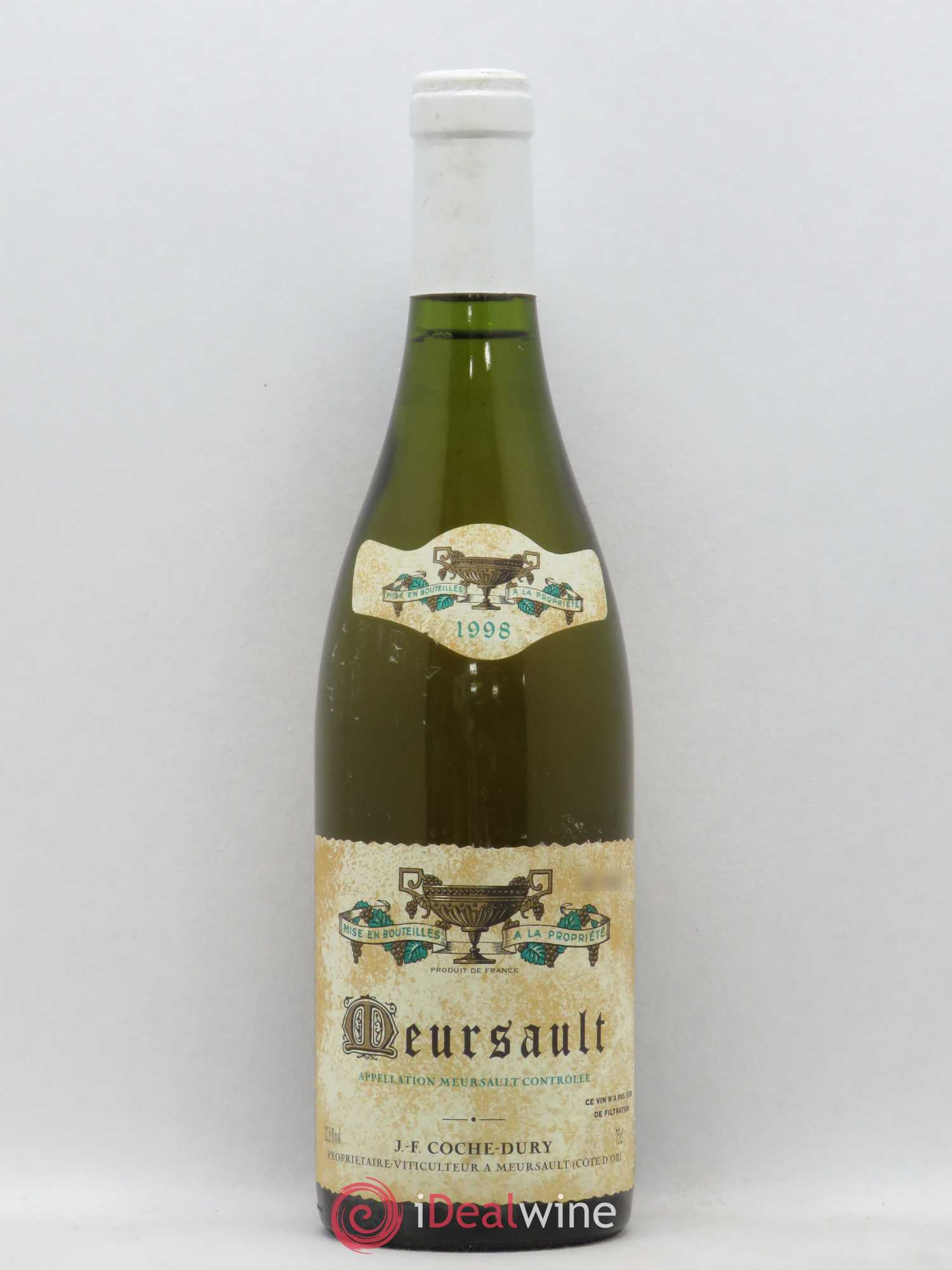 Meursault Coche Dury (Domaine) 1998 - Lot de 1 bouteille - 0