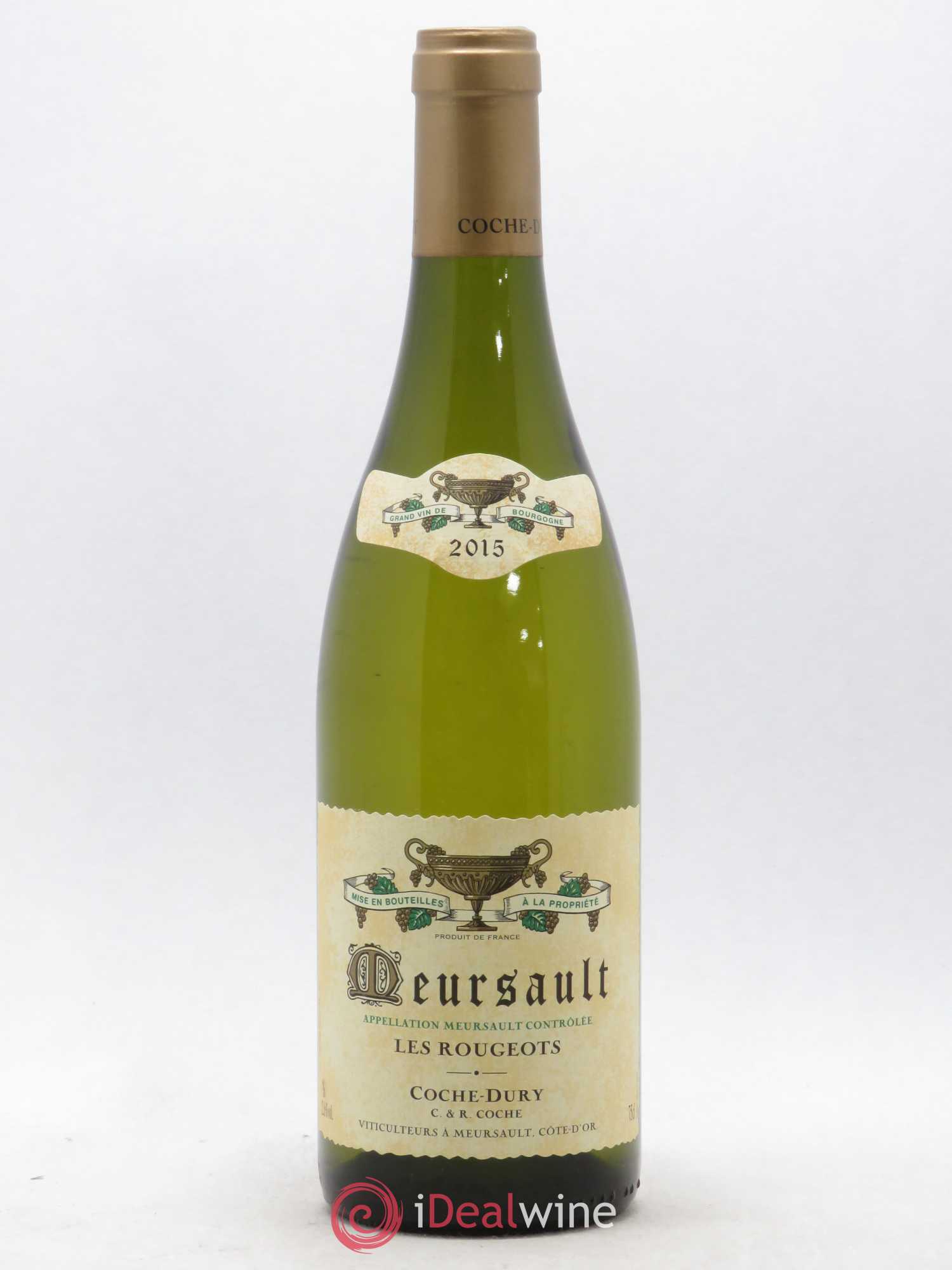Meursault Les Rougeots Coche Dury (Domaine) 2015 - Lot de 1 bouteille - 0
