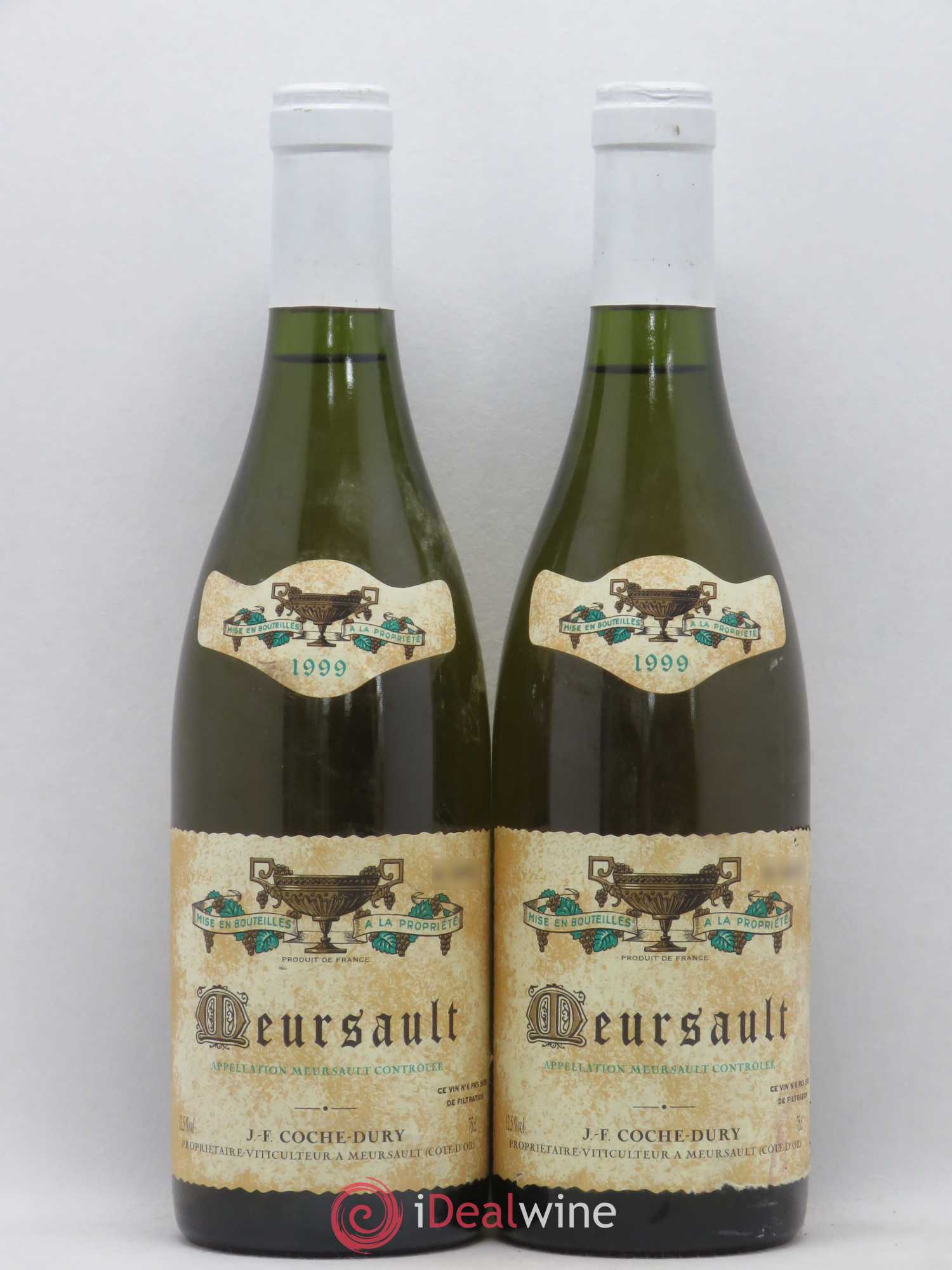 Meursault Coche Dury (Domaine) 1999 - Lot de 2 bouteilles - 0