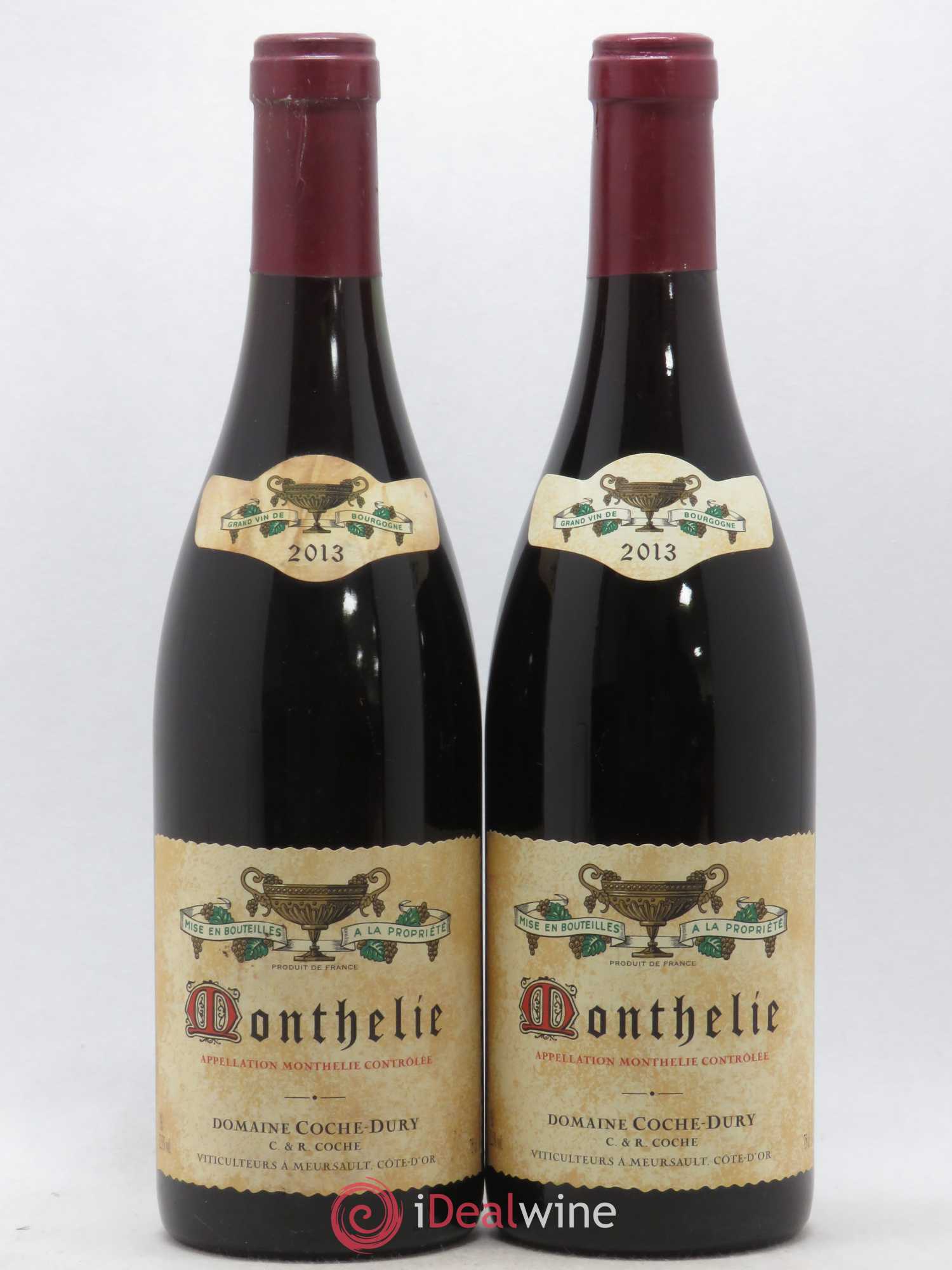 Monthélie Coche Dury (Domaine) 2013 - Lot de 2 bouteilles - 0