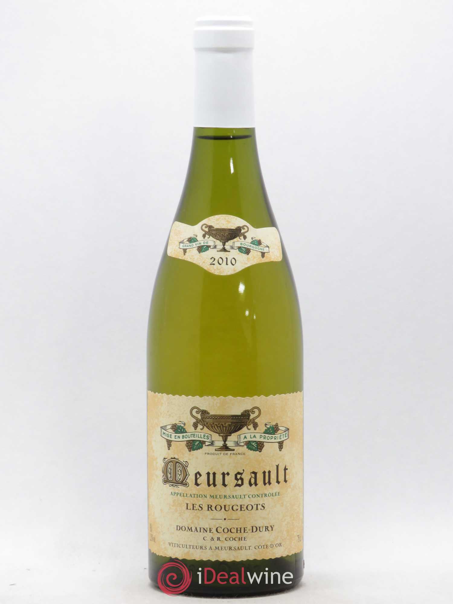Meursault Les Rougeots Coche Dury (Domaine) 2010 - Lot de 1 bouteille - 0