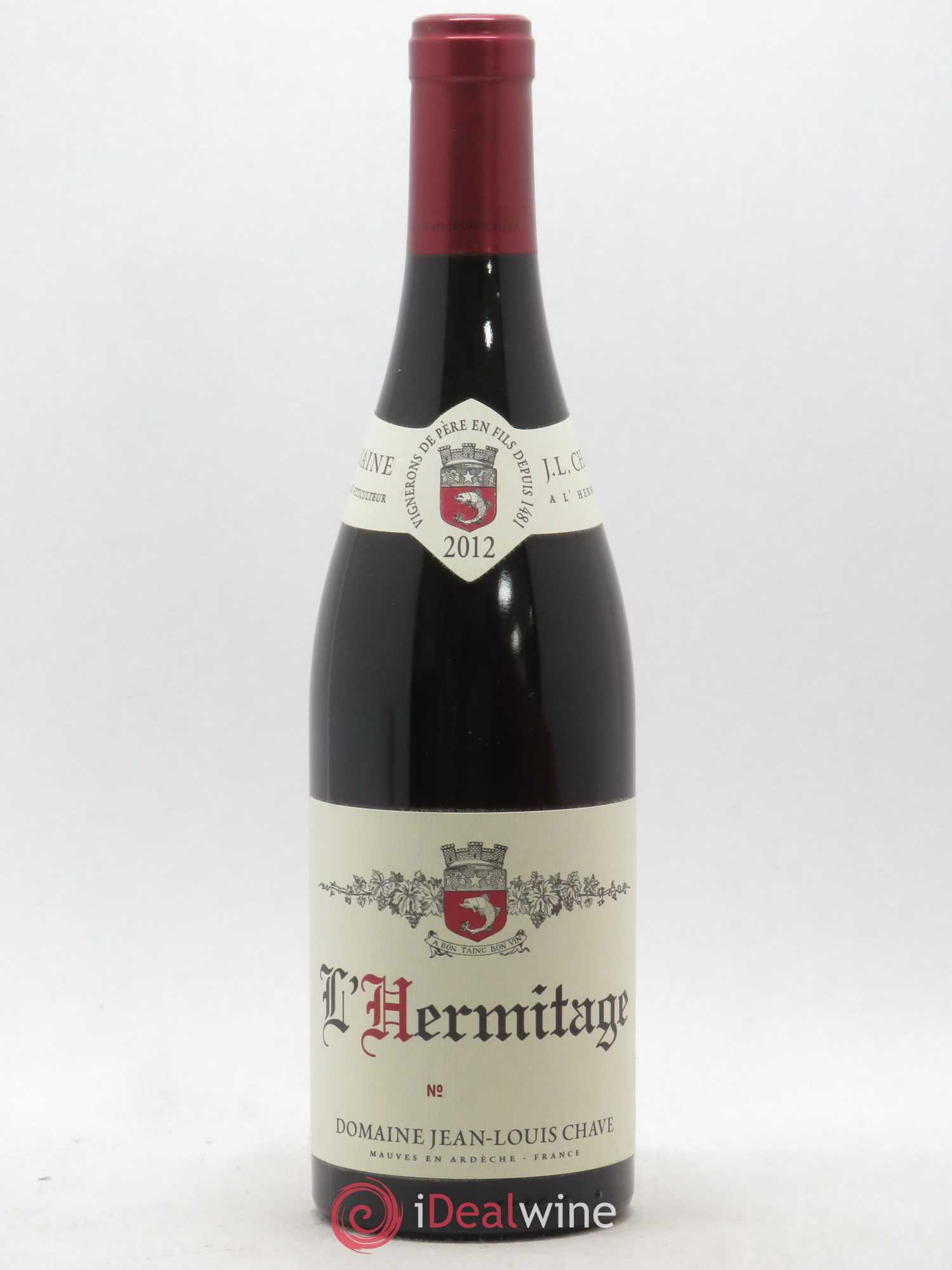 Hermitage Jean-Louis Chave 2012 - Lot de 1 bouteille - 0