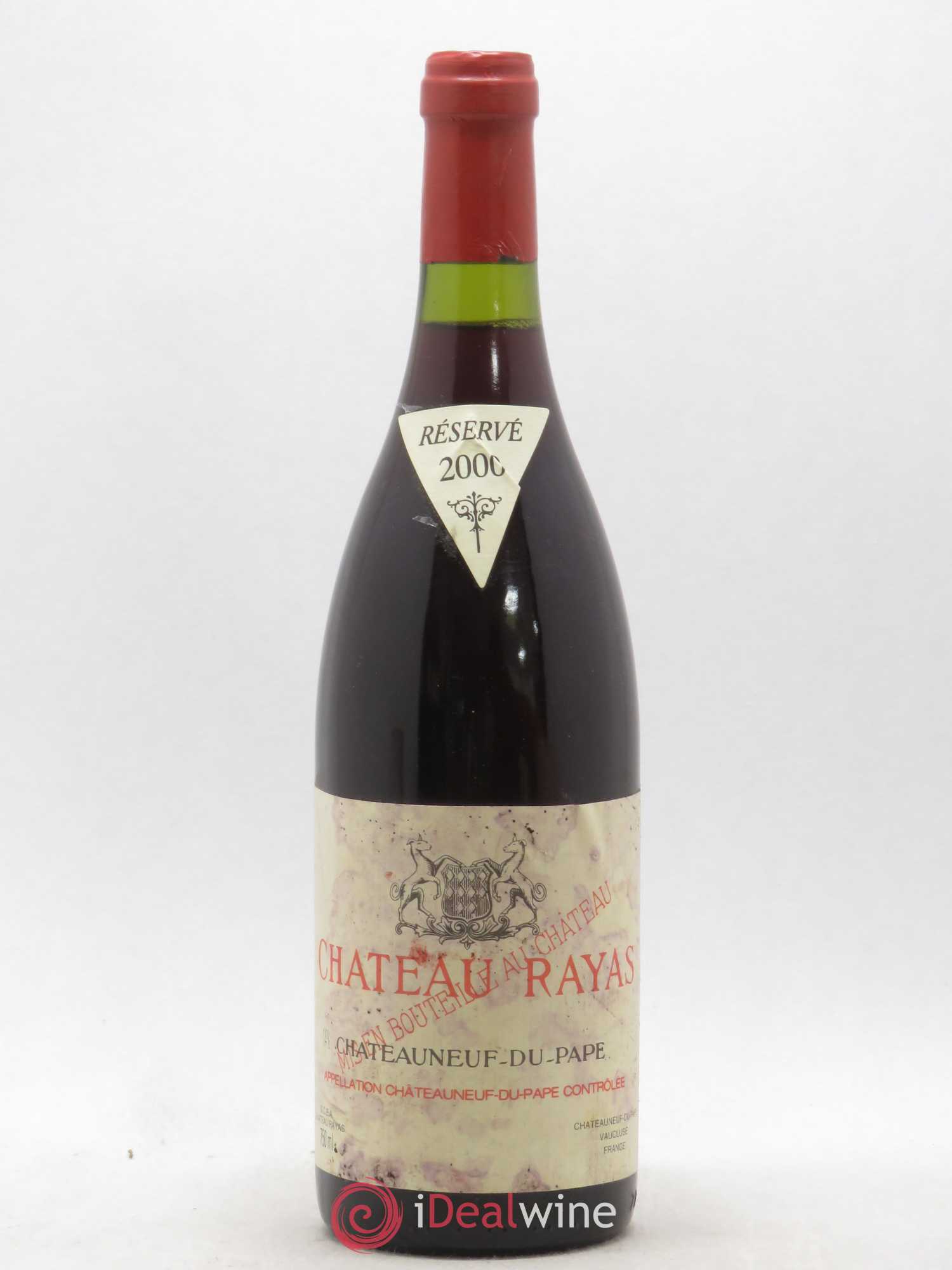 Châteauneuf-du-Pape Château Rayas Emmanuel Reynaud 2000 - Lot de 1 bouteille - 0