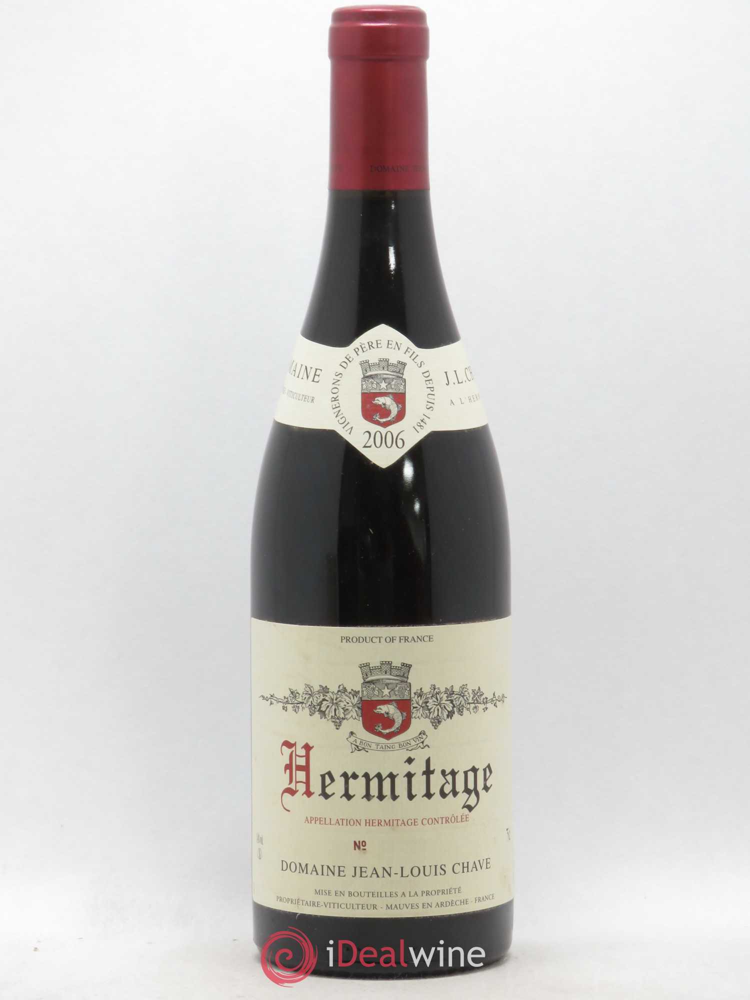 Hermitage Jean-Louis Chave 2006 - Lot de 1 bouteille - 0
