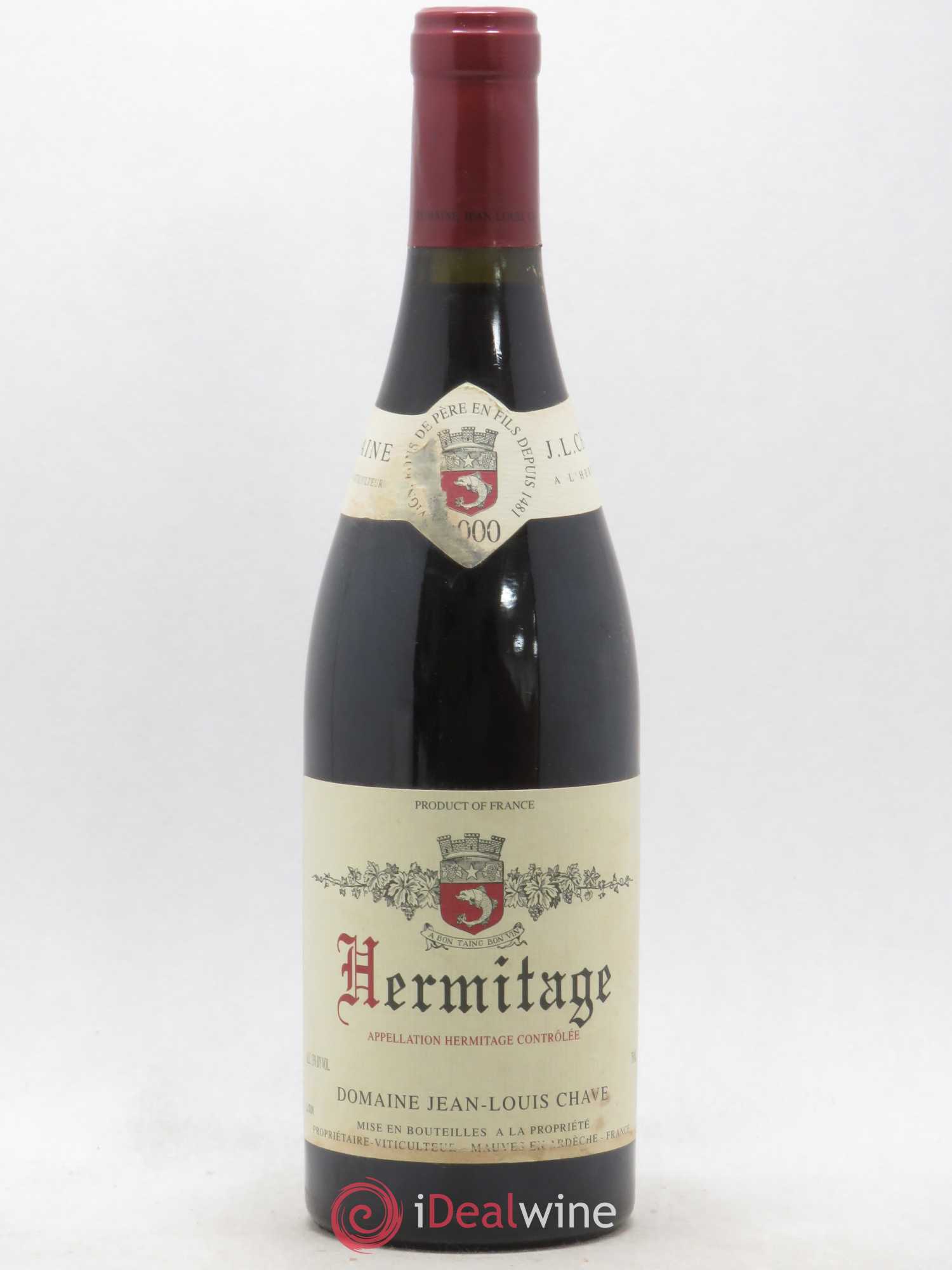 Hermitage Jean-Louis Chave 2000 - Lot de 1 bouteille - 0