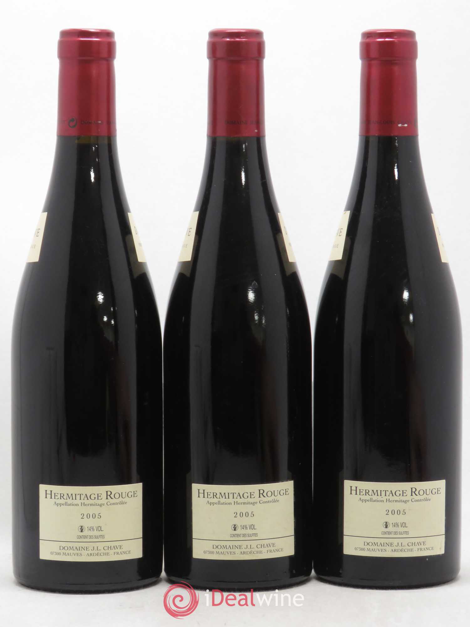 Hermitage Jean-Louis Chave 2005 - Lot de 3 bouteilles - 1