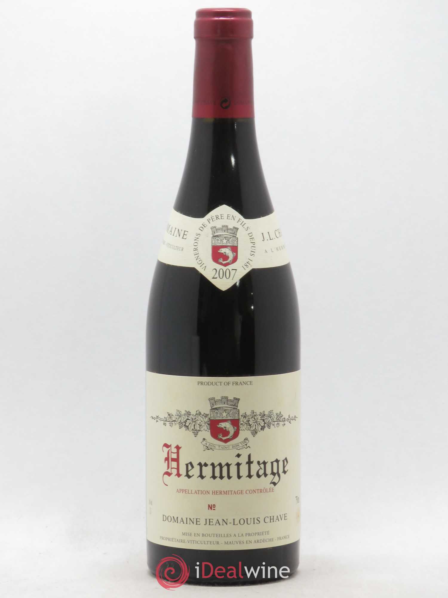 Hermitage Jean-Louis Chave 2007 - Lot de 1 bouteille - 0