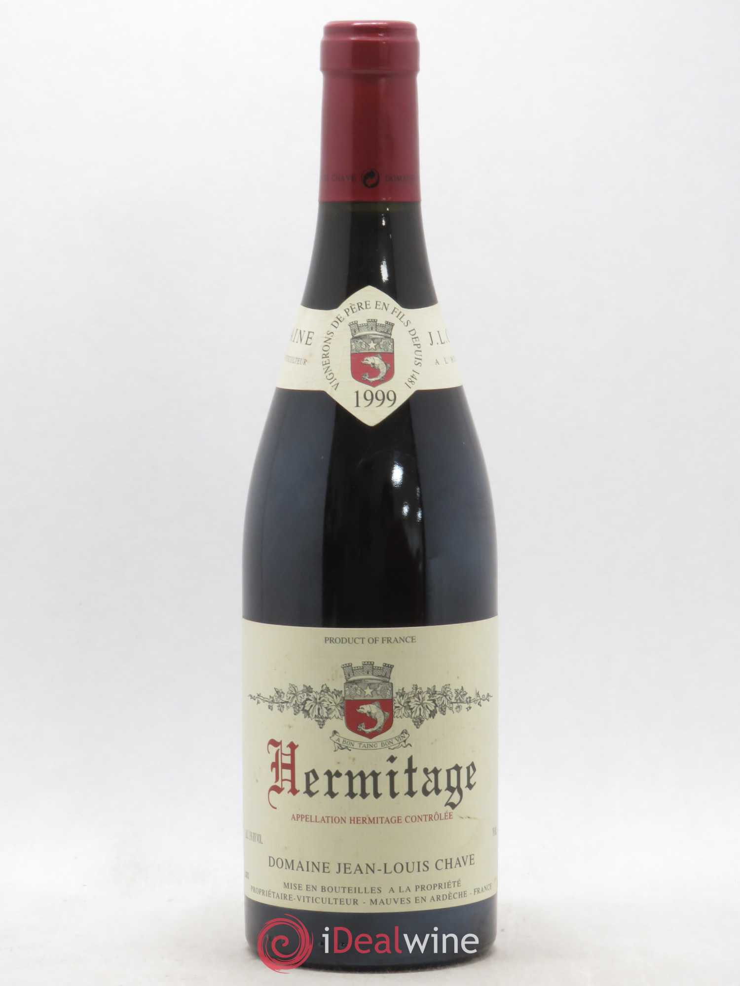 Hermitage Jean-Louis Chave 1999 - Lot de 1 bouteille - 0