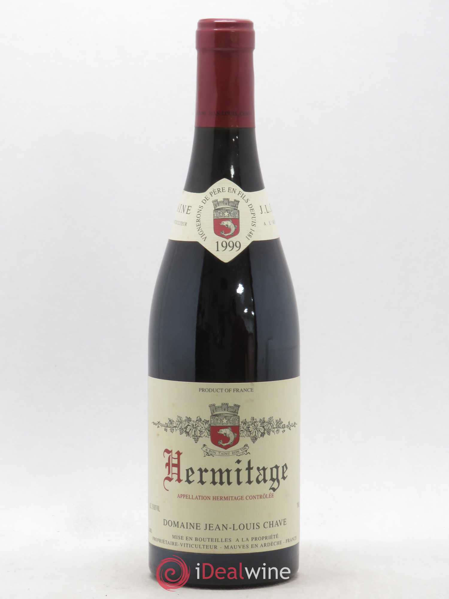Hermitage Jean-Louis Chave 1999 - Lot de 1 bouteille - 0