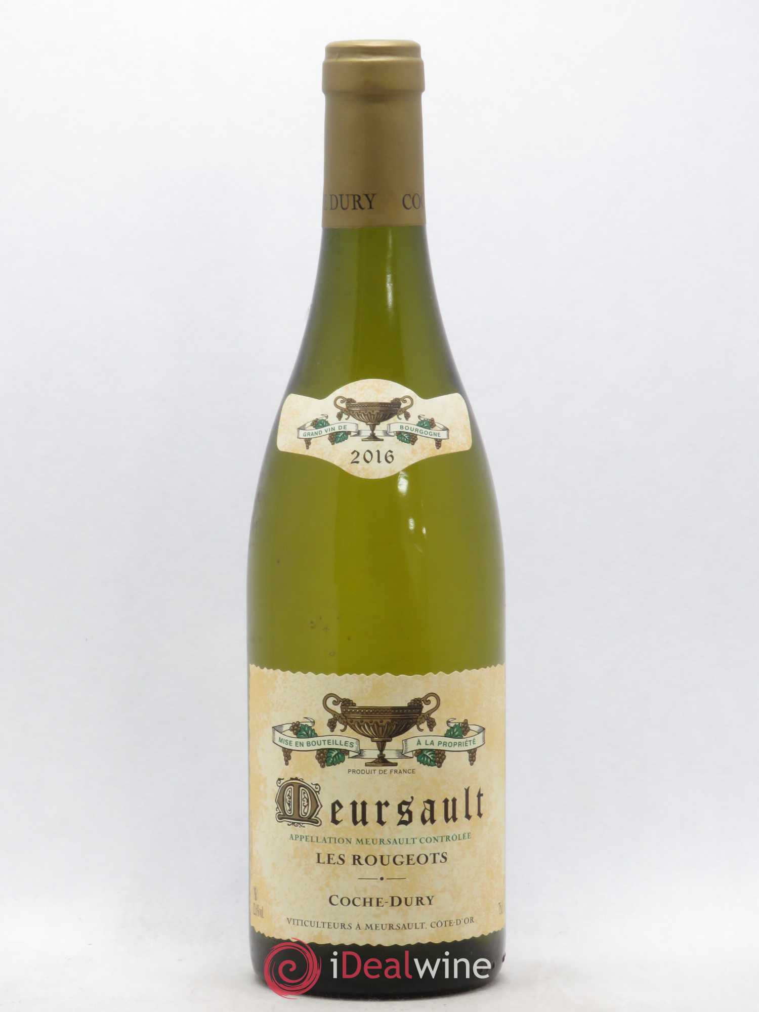 Meursault Les Rougeots Coche Dury (Domaine) 2016 - Lot de 1 bouteille - 0