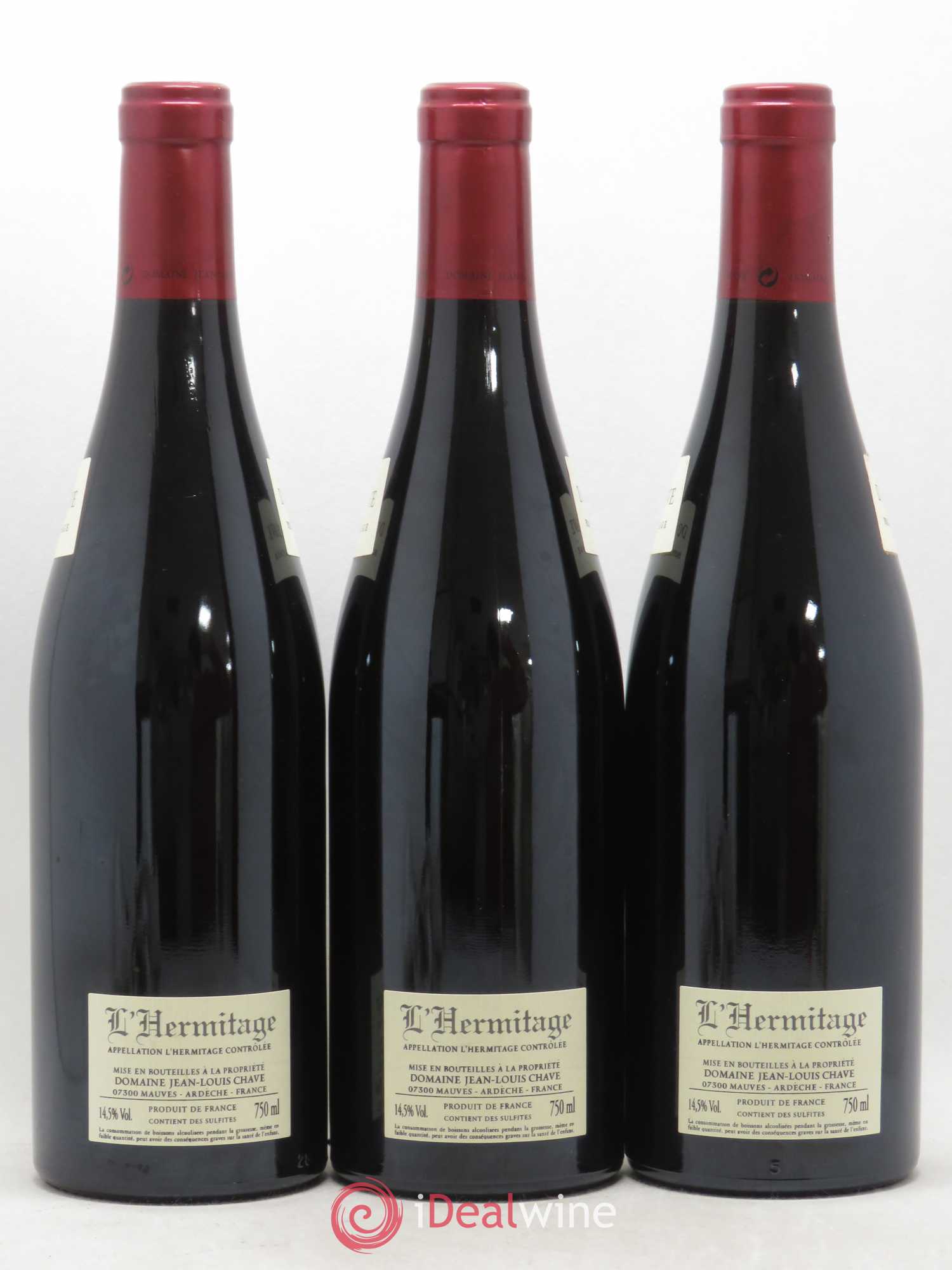 Hermitage Jean-Louis Chave 2013 - Lot de 3 bouteilles - 1