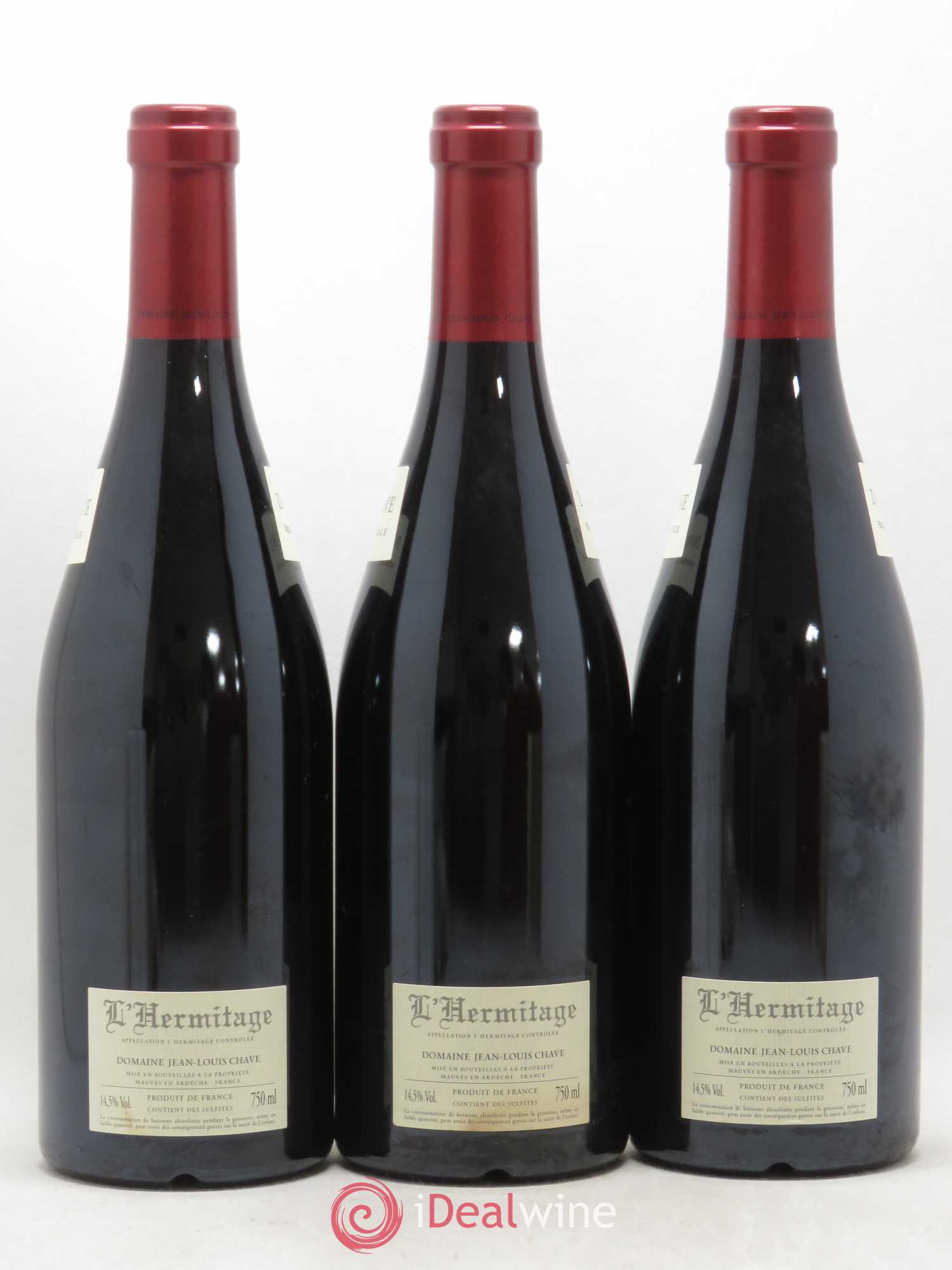 Hermitage Jean-Louis Chave 2016 - Lot de 3 bouteilles - 1