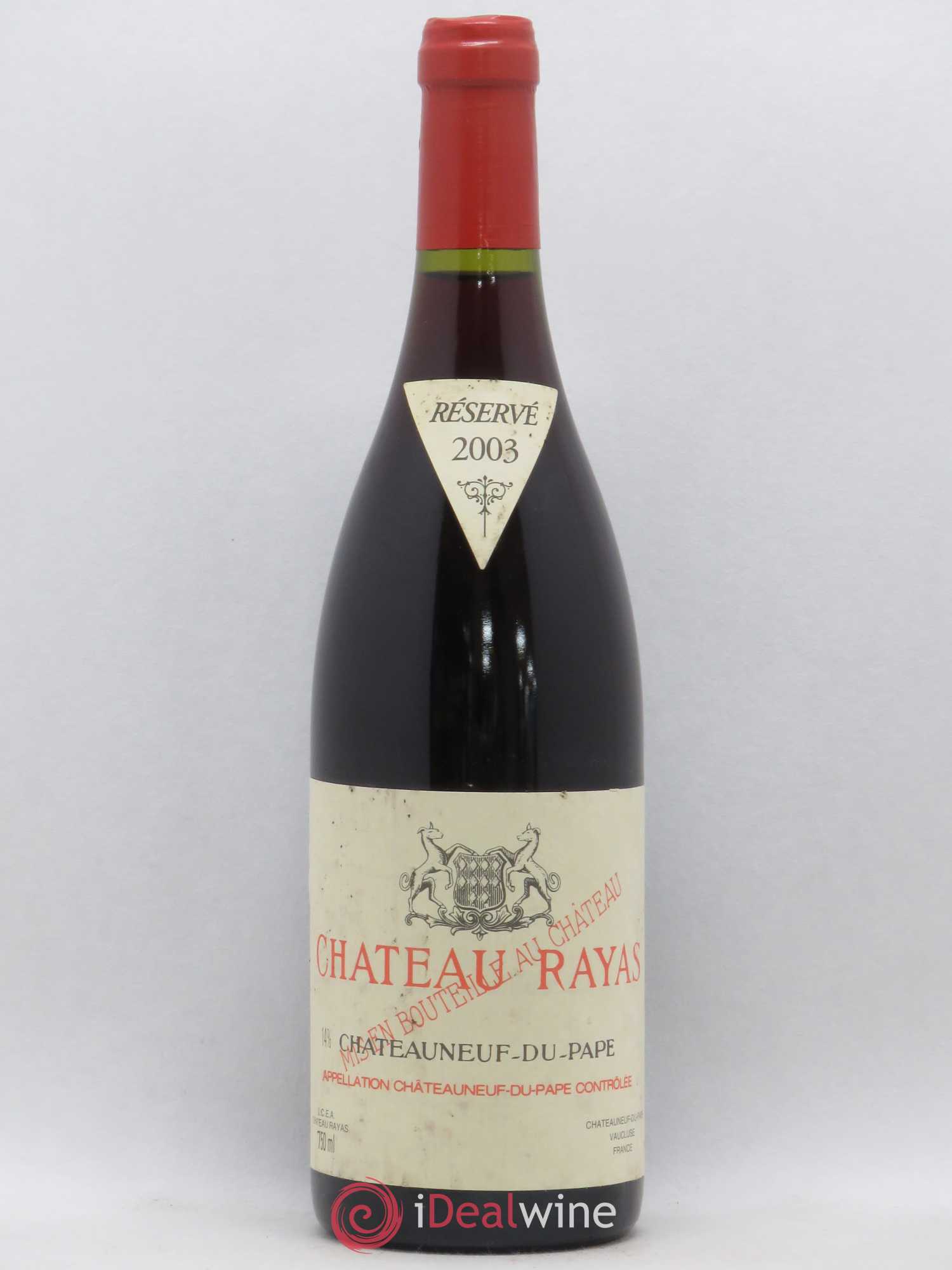 Châteauneuf-du-Pape Château Rayas Emmanuel Reynaud 2003 - Lot de 1 bouteille - 0