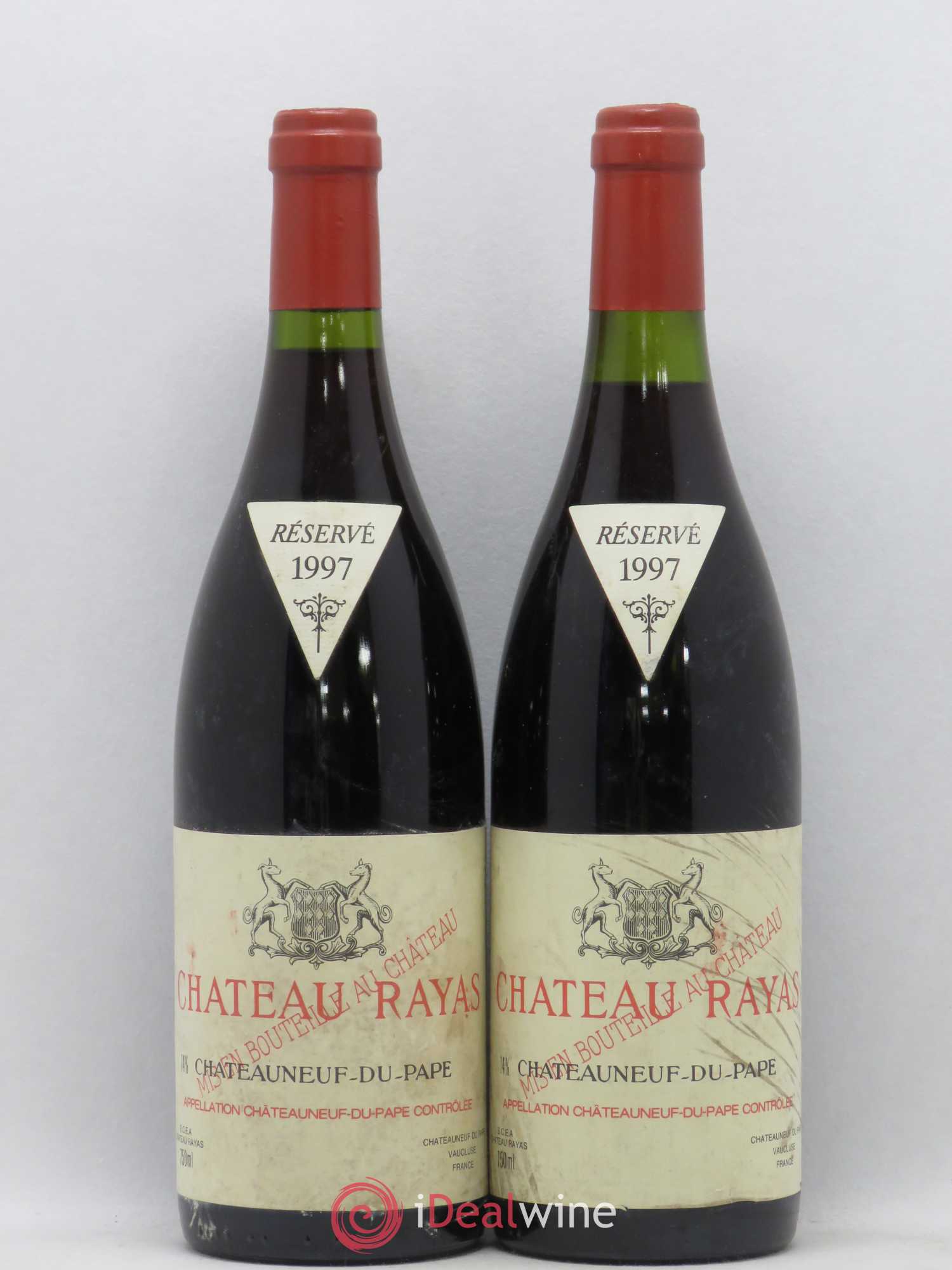 Châteauneuf-du-Pape Château Rayas Emmanuel Reynaud 1997 - Lot de 2 bouteilles - 0