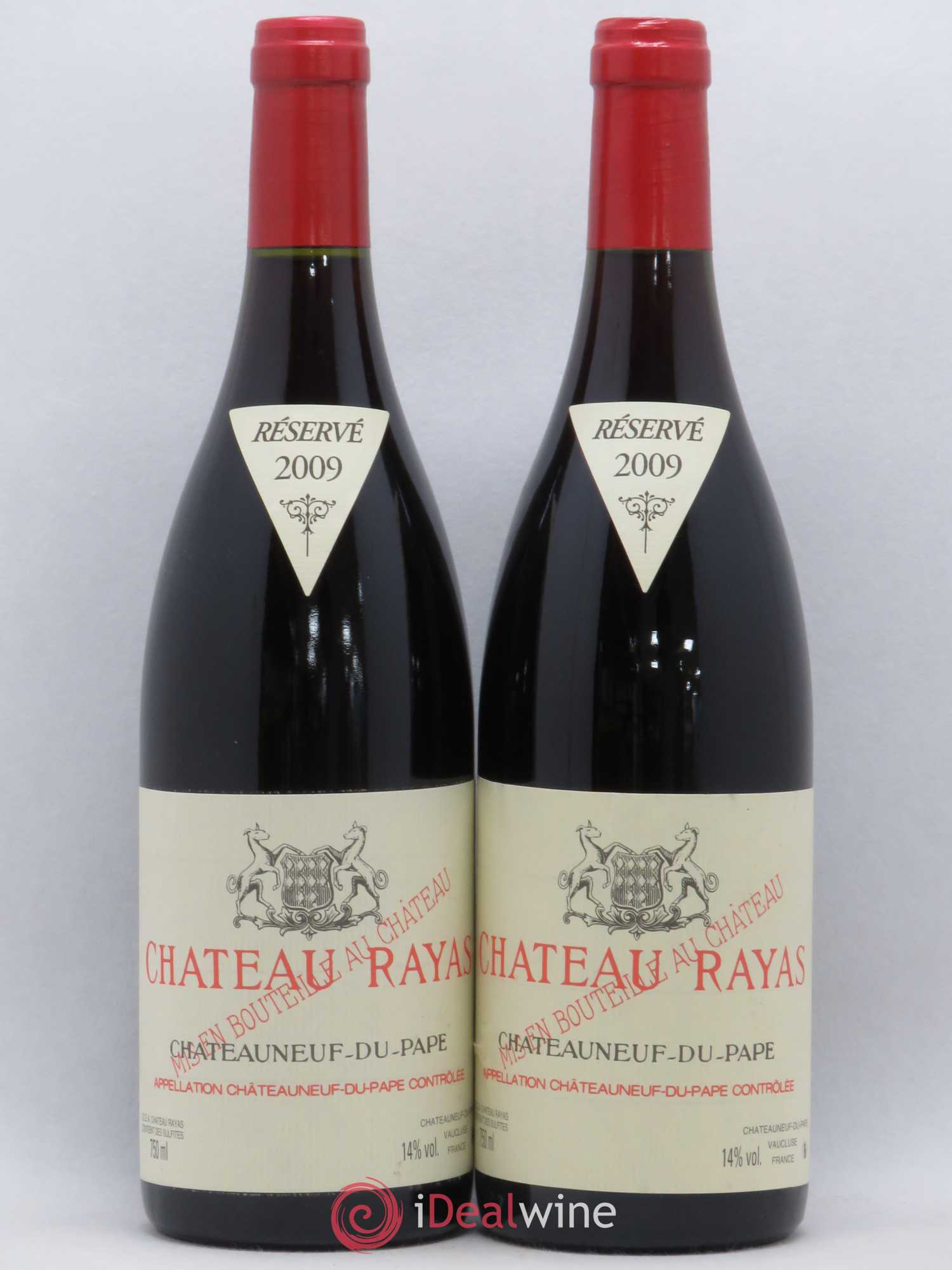 Châteauneuf-du-Pape Château Rayas Emmanuel Reynaud 2009 - Lot de 2 bouteilles - 0