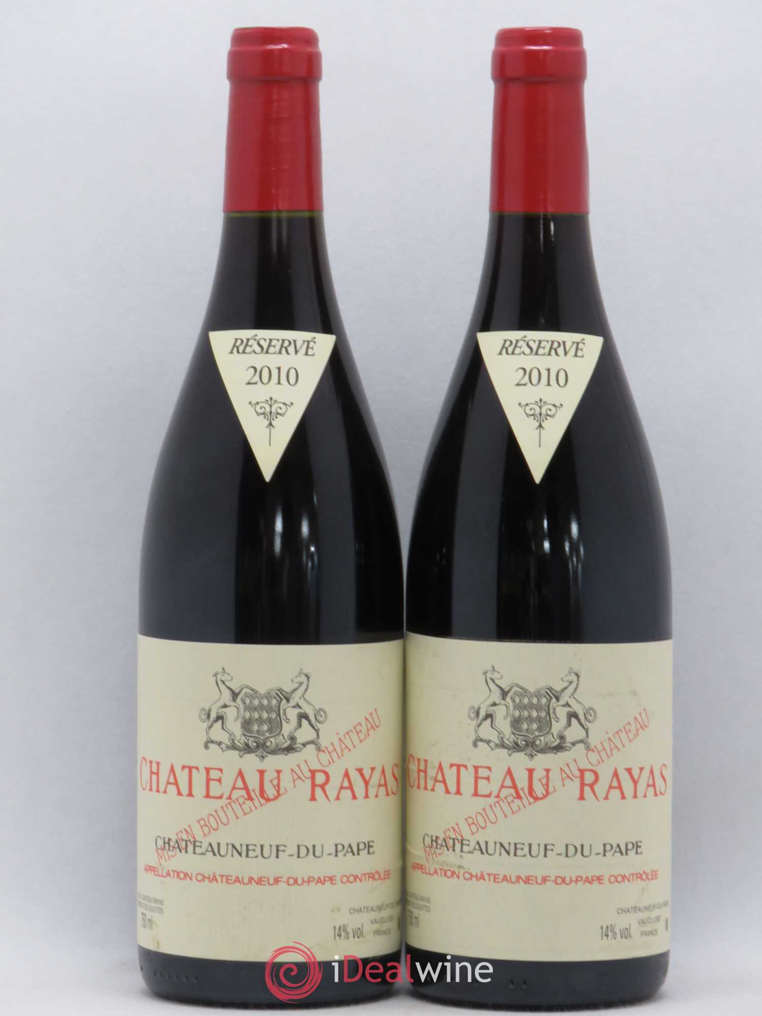 Châteauneuf-du-Pape Château Rayas Emmanuel Reynaud 2010 - Lot de 2 bouteilles - 0