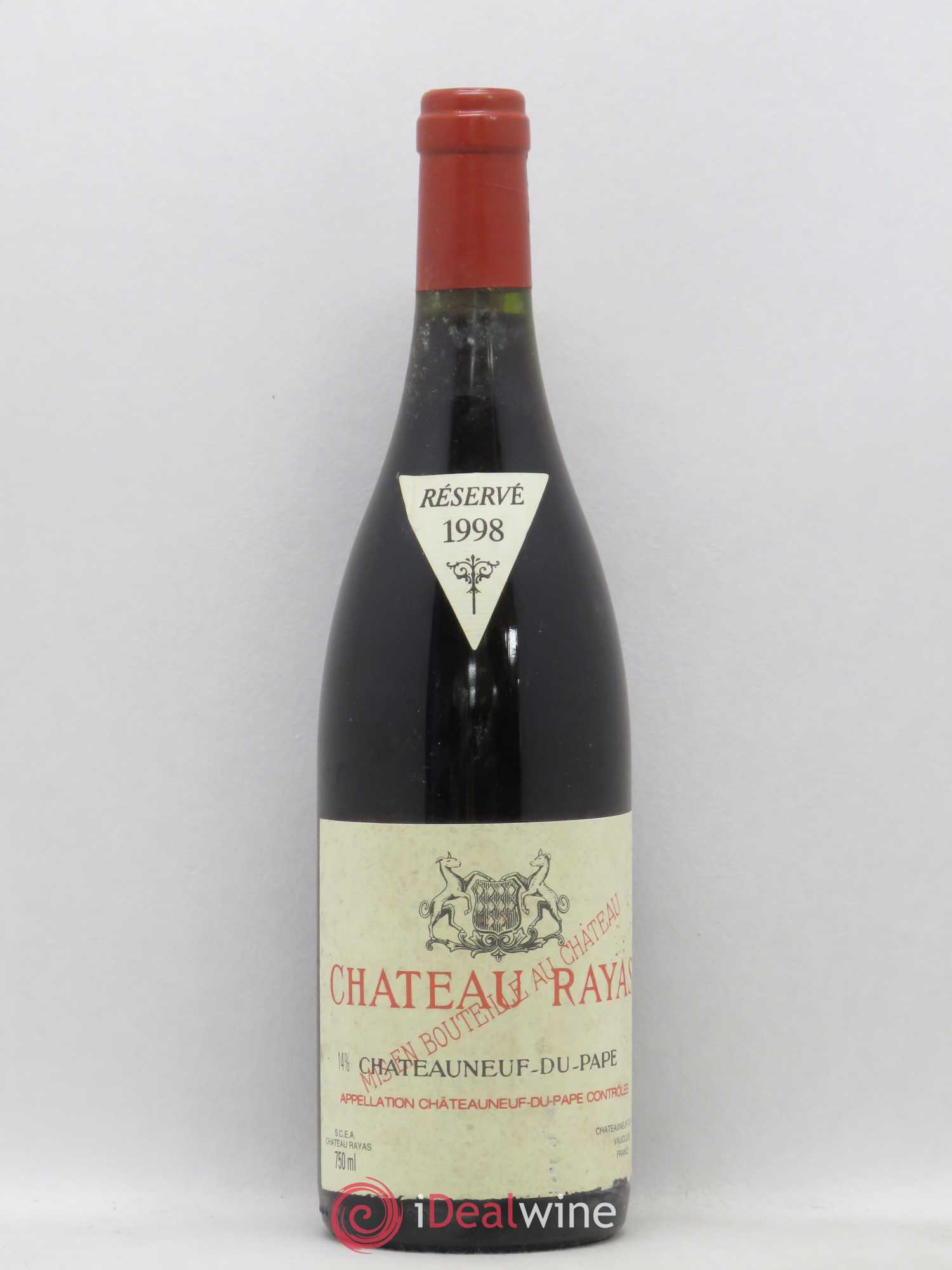 Châteauneuf-du-Pape Château Rayas Emmanuel Reynaud 1998 - Lot de 1 bouteille - 0
