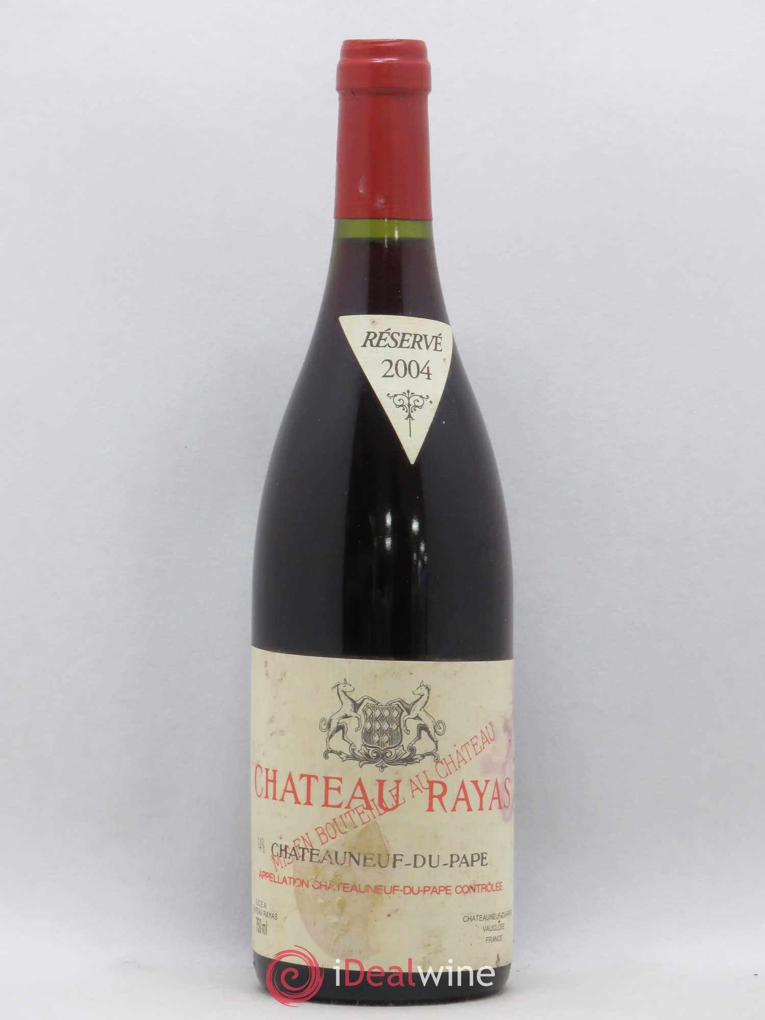 Châteauneuf-du-Pape Château Rayas Emmanuel Reynaud 2004 - Lot de 1 bouteille - 0