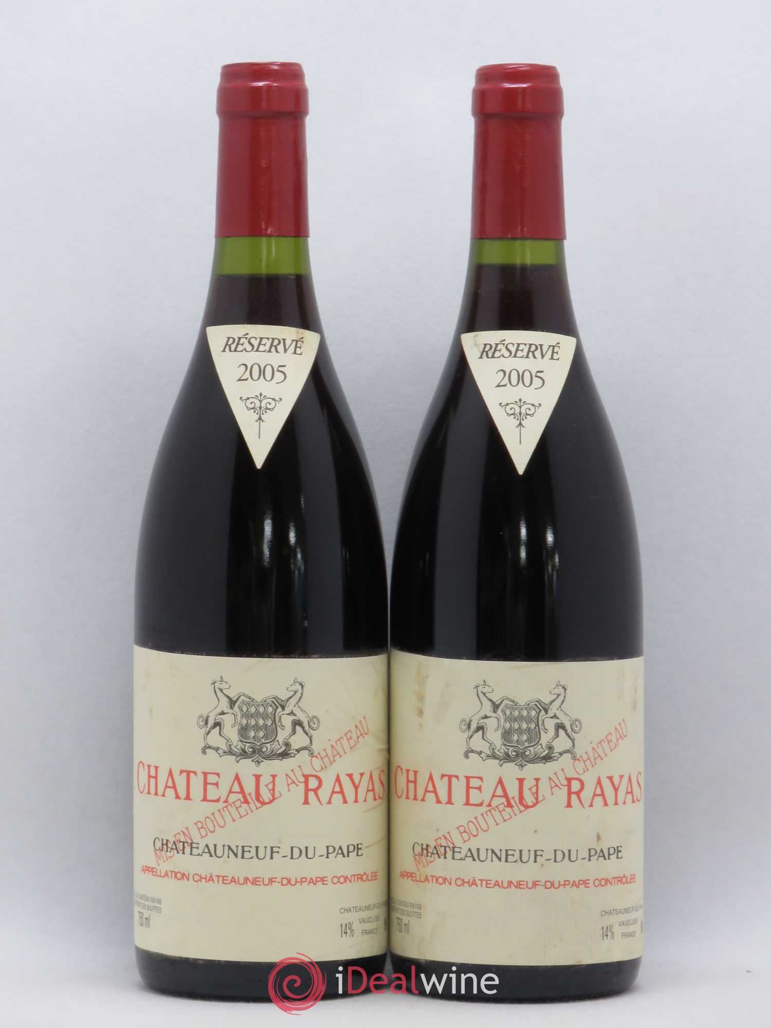 Châteauneuf-du-Pape Château Rayas Emmanuel Reynaud 2005 - Lot de 2 bouteilles - 0