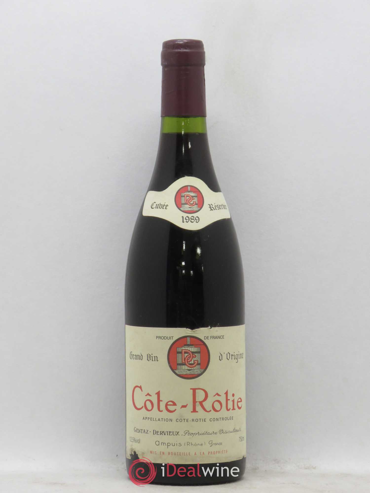 Côte-Rôtie Marius Gentaz-Dervieux 1989 - Lot de 1 bouteille - 0