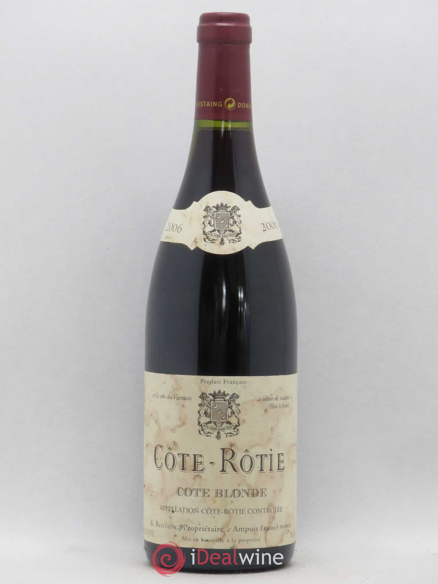 Côte-Rôtie Côte Blonde René Rostaing 2006 - Posten von 1 Flasche - 0