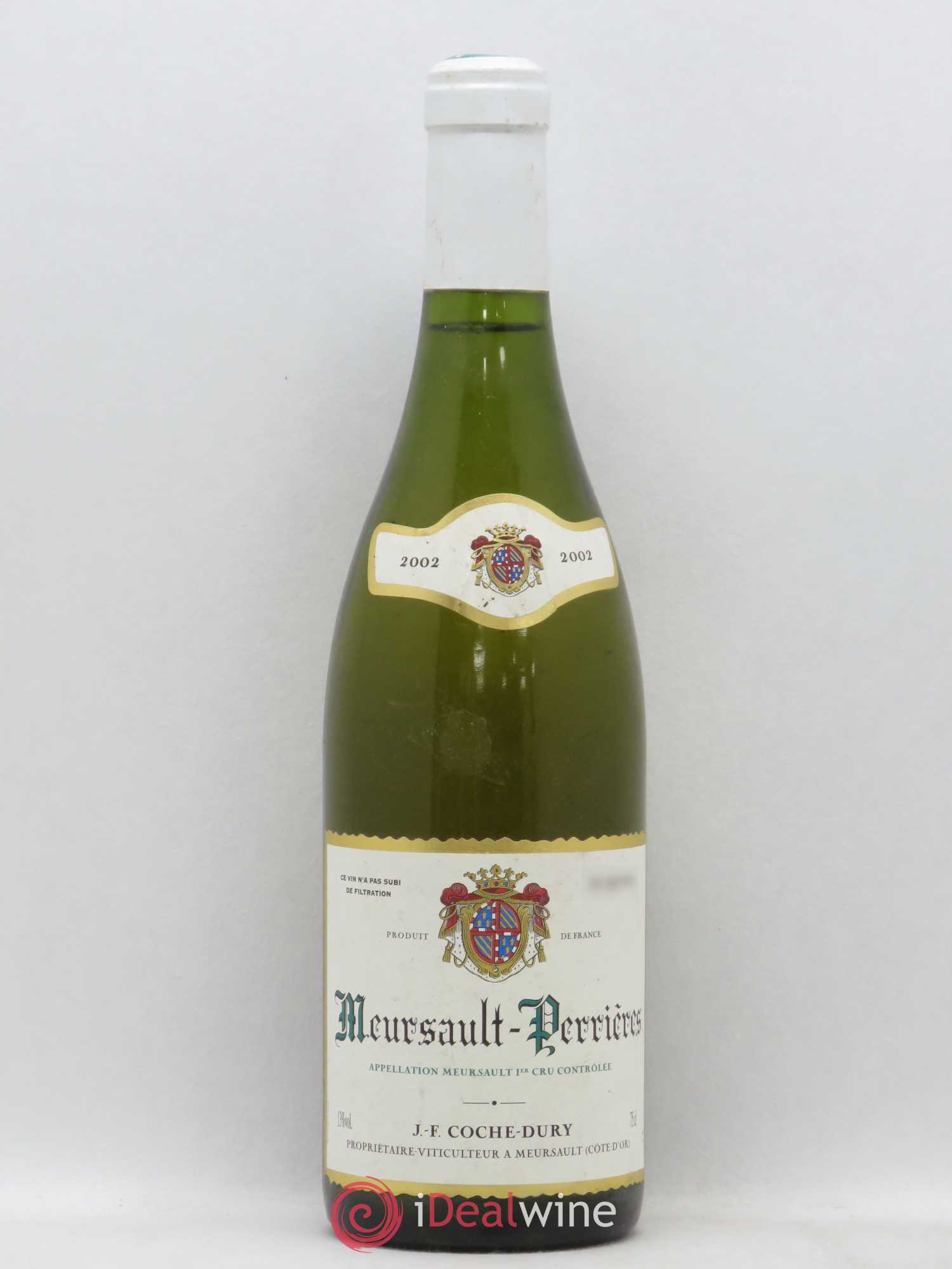 Meursault 1er Cru Perrières Coche Dury (Domaine) 2002 - Lot de 1 bouteille - 0