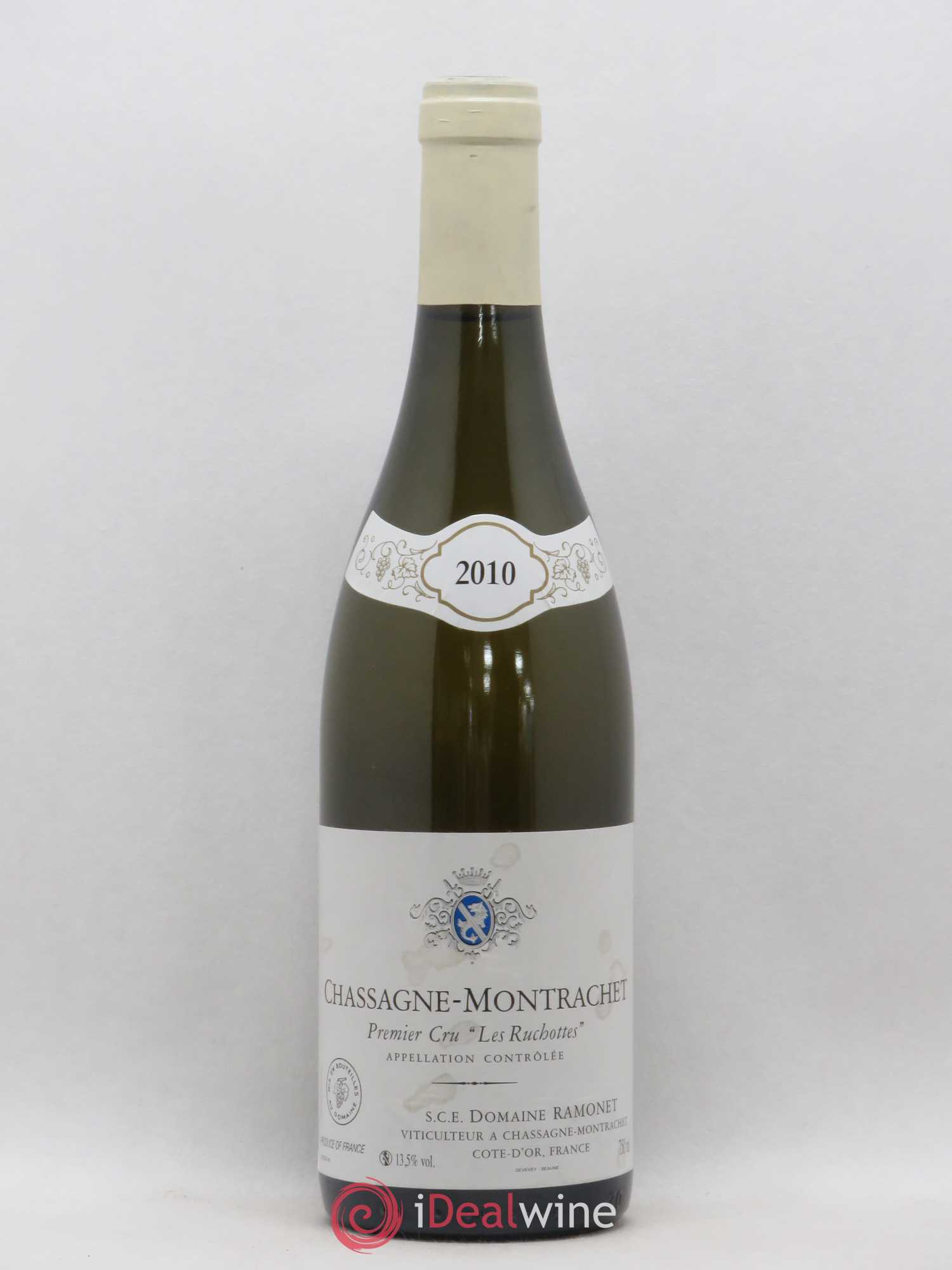 Chassagne-Montrachet 1er Cru Les Ruchottes Ramonet (Domaine) 2010 - Lot de 1 bouteille - 0
